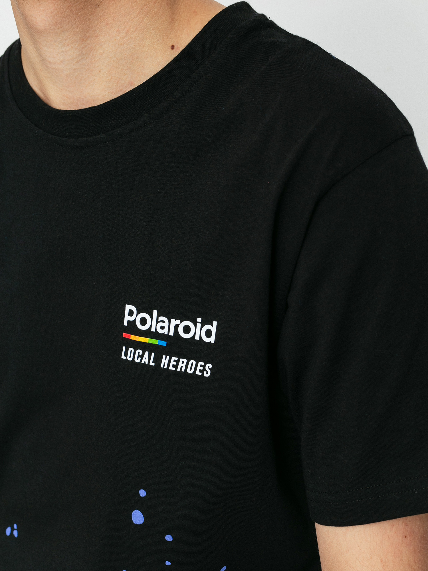 T-shirt Local Heroes X Polaroid Spray (black)