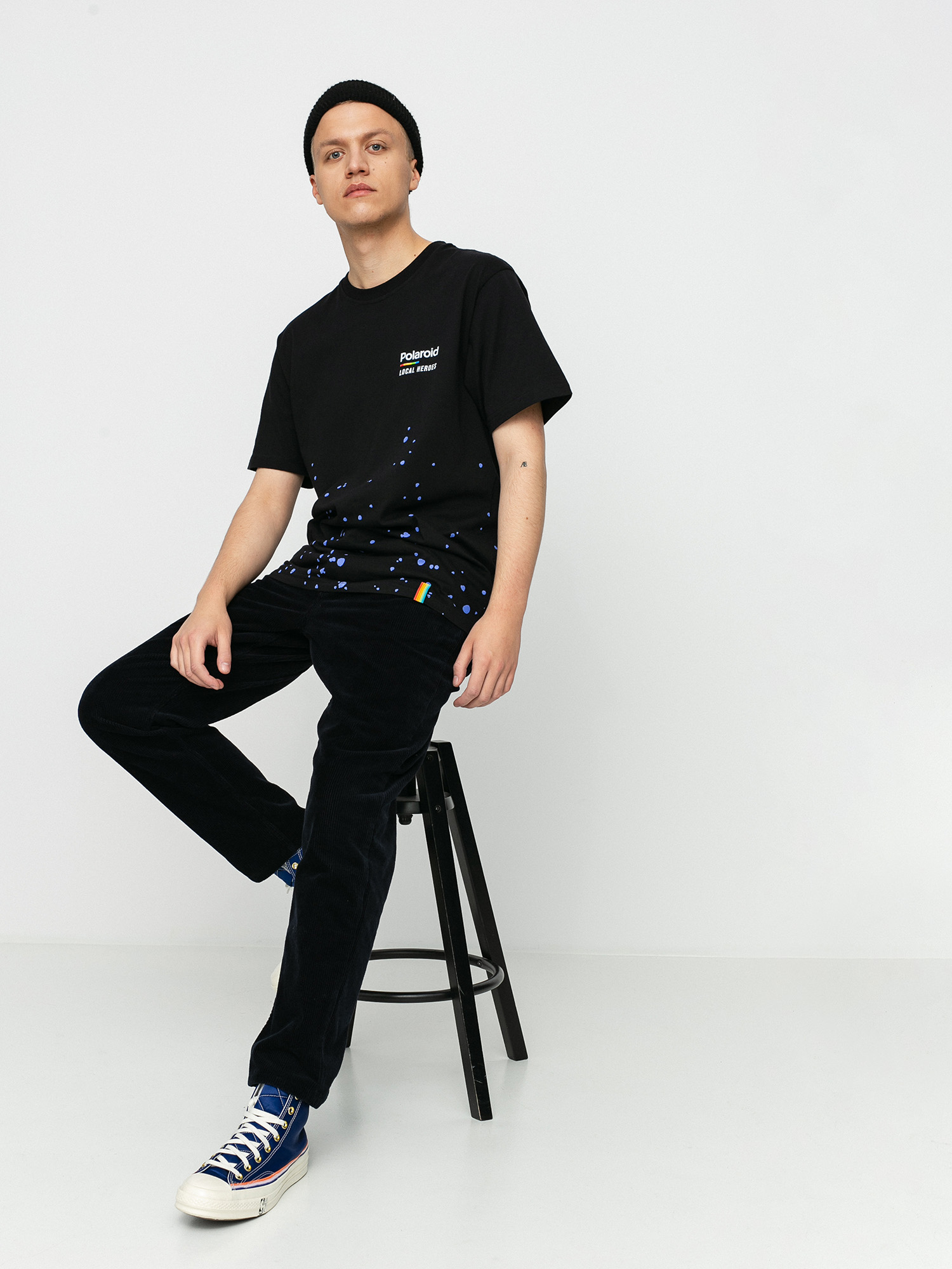 T-shirt Local Heroes X Polaroid Spray (black)