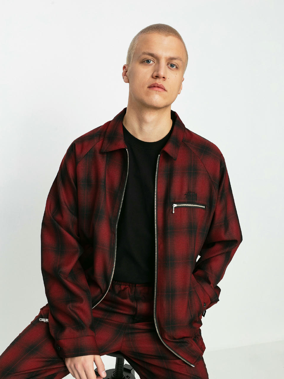 Kurtka Stussy Shadow Plaid Bryan (plaid)