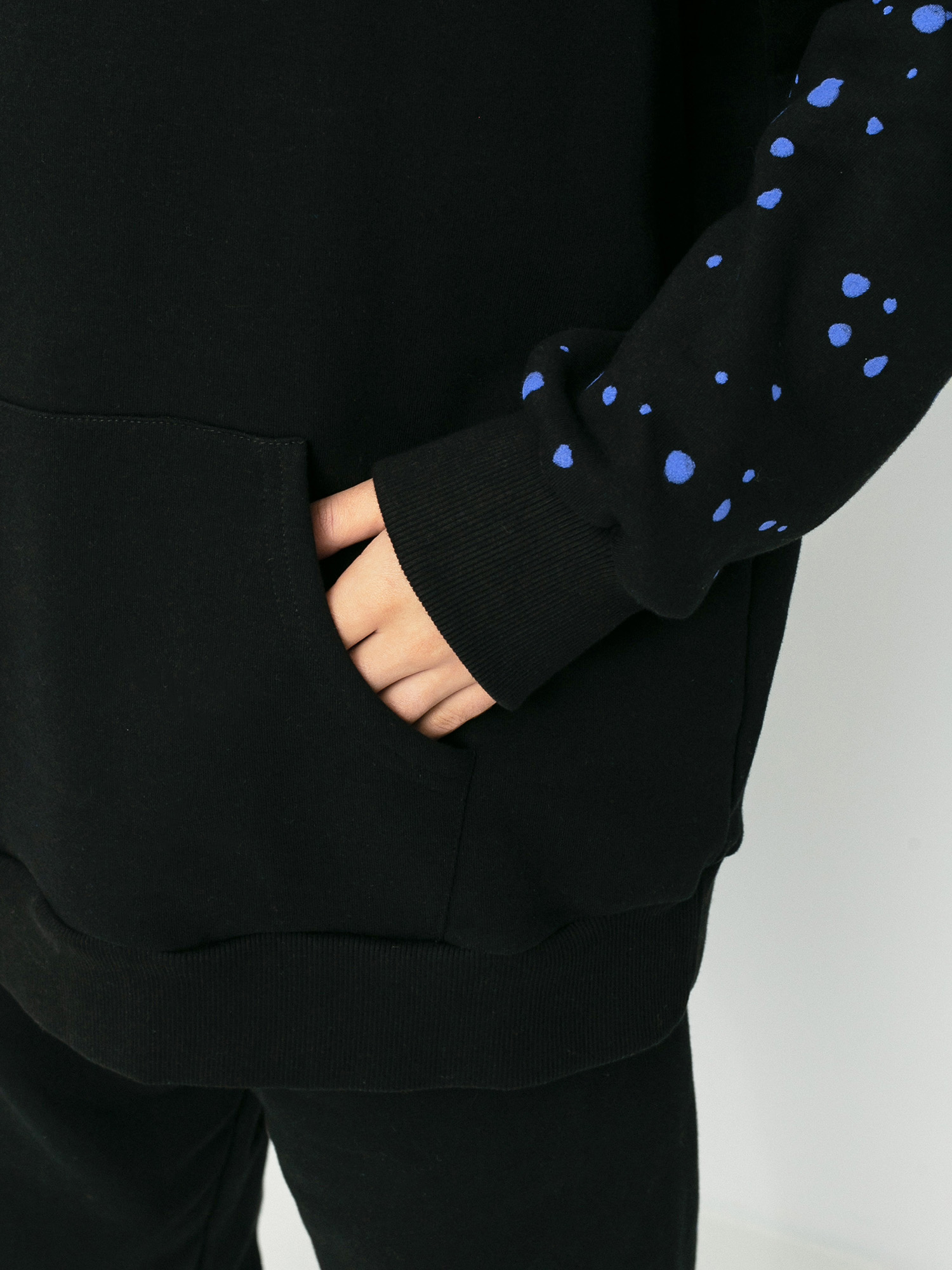 Bluza z kapturem Local Heroes X Polaroid Spray HD (black)