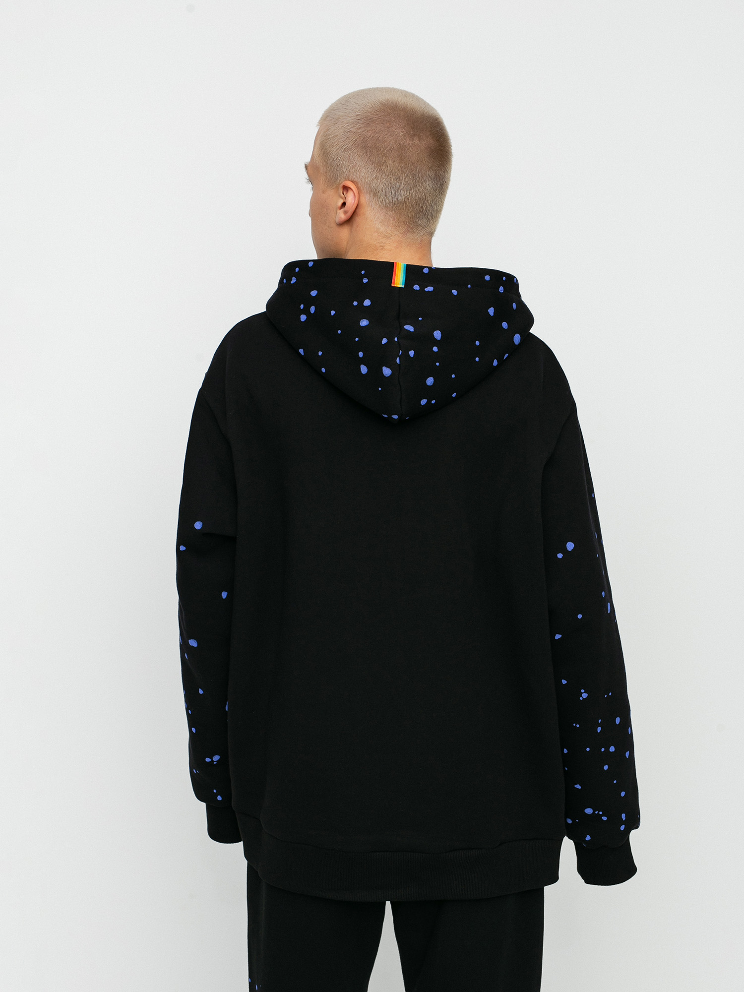 Bluza z kapturem Local Heroes X Polaroid Spray HD (black)