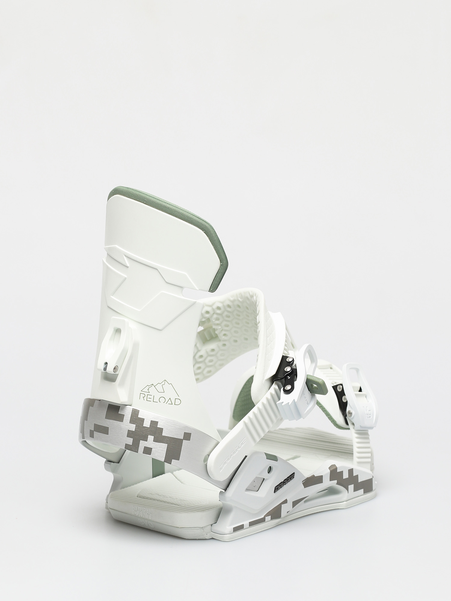 Męskie Wiązania snowboardowe Drake Reload (light grey/green)