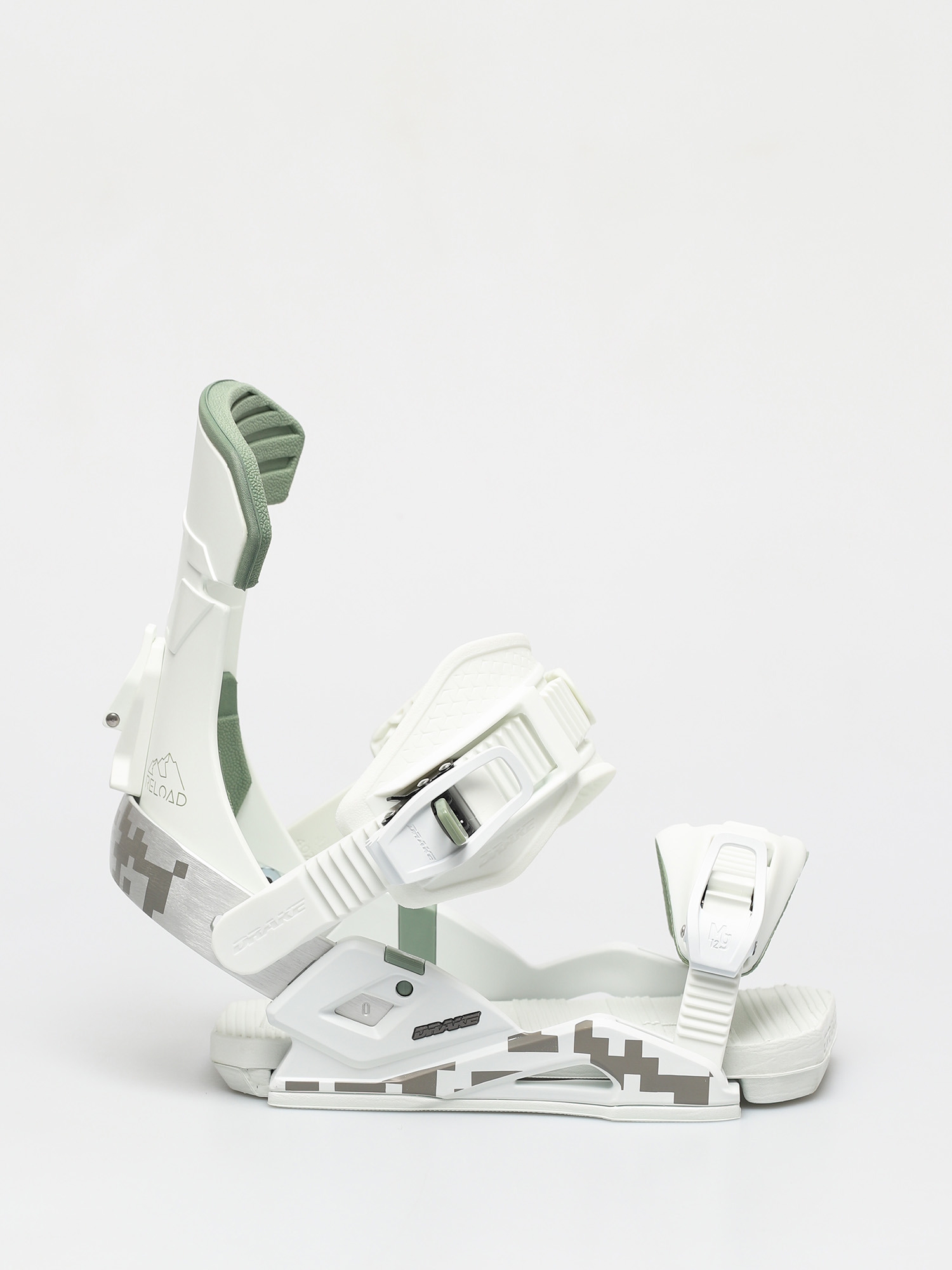 Męskie Wiązania snowboardowe Drake Reload (light grey/green)