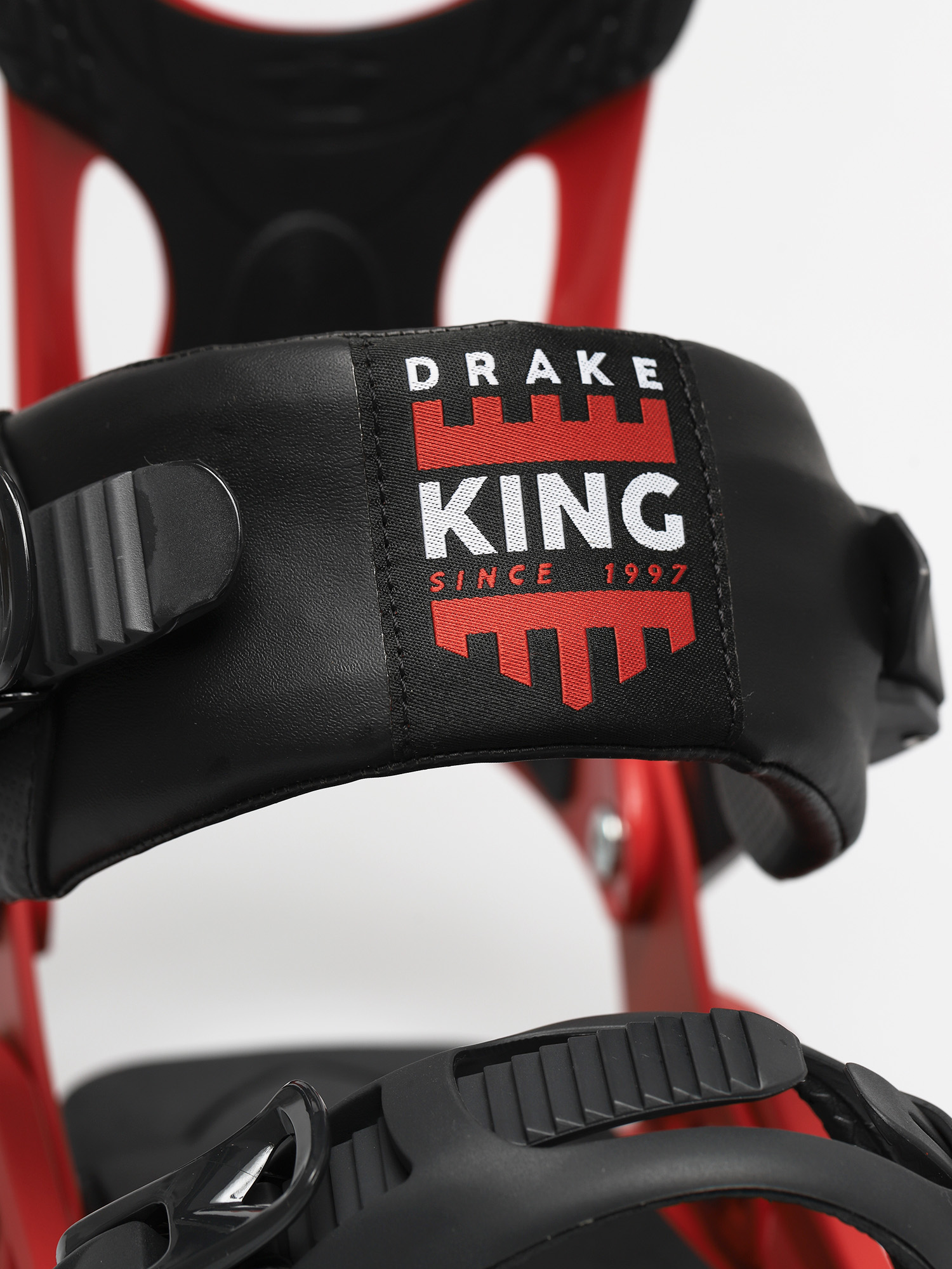 Męskie Wiązania snowboardowe Drake King Smu (red/black)