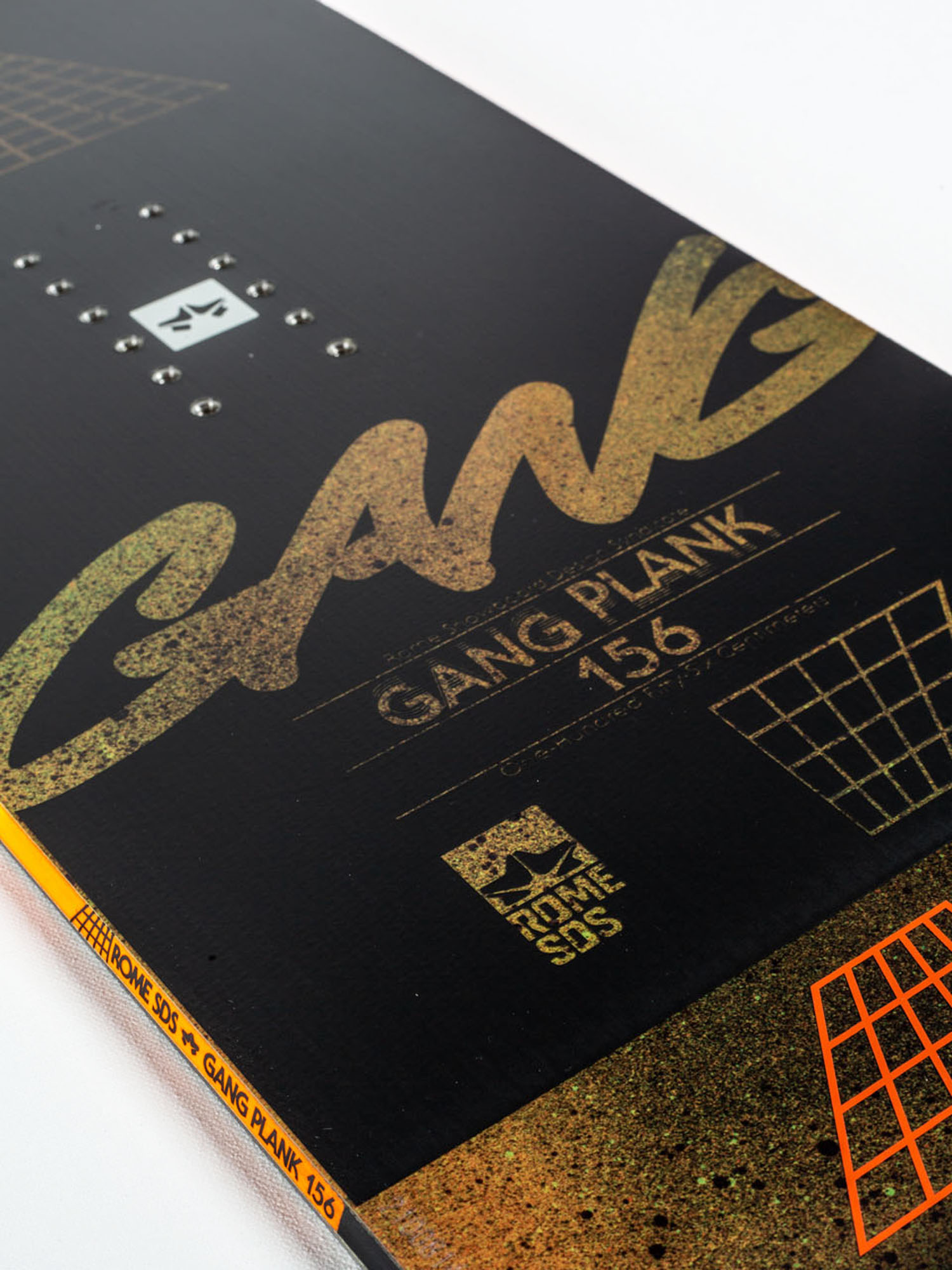 Męska Deska snowboardowa Rome Gang Plank (white/black)