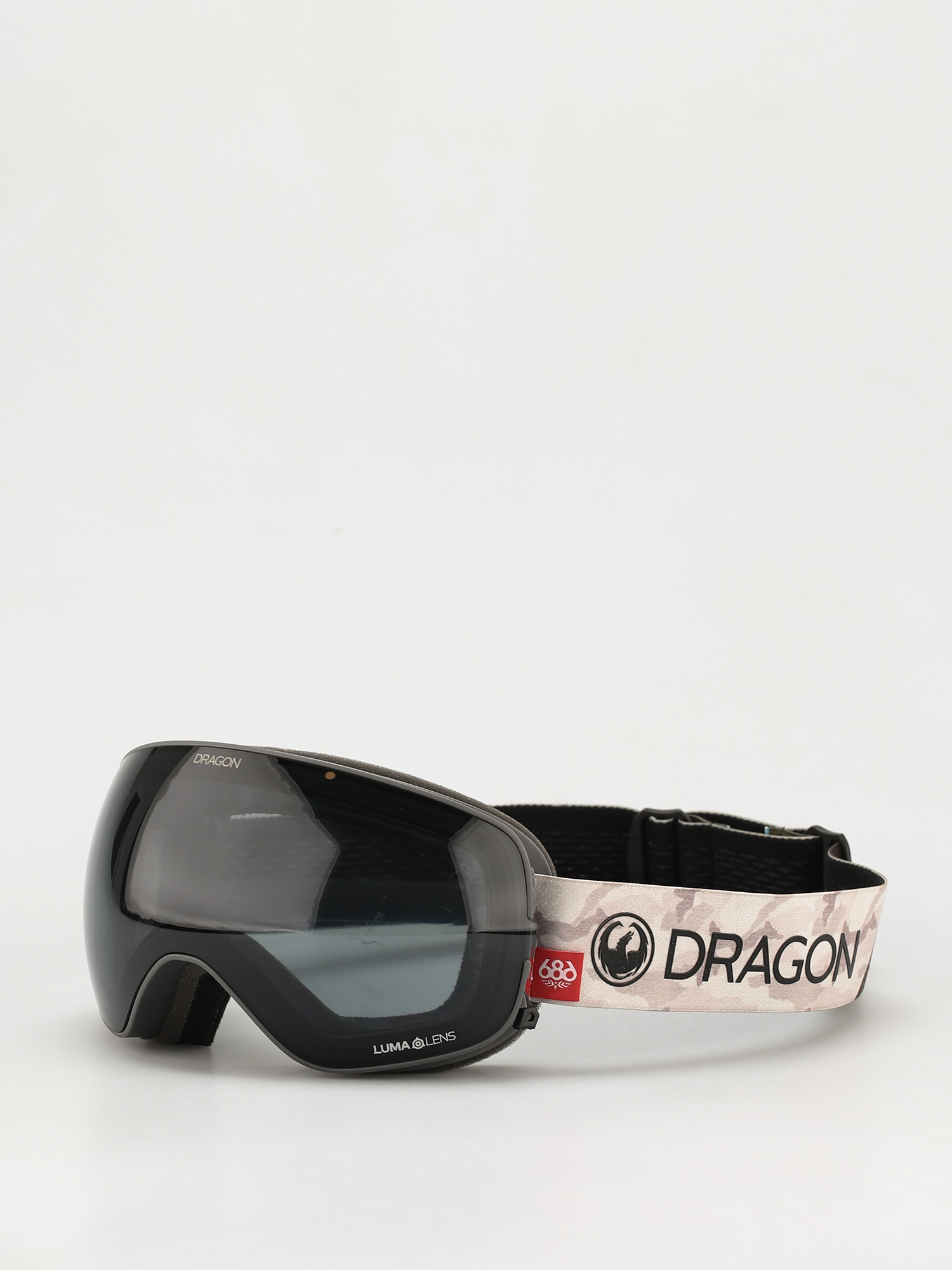 Gogle Dragon X2s (686 camo/ll dark smoke/ll rose)
