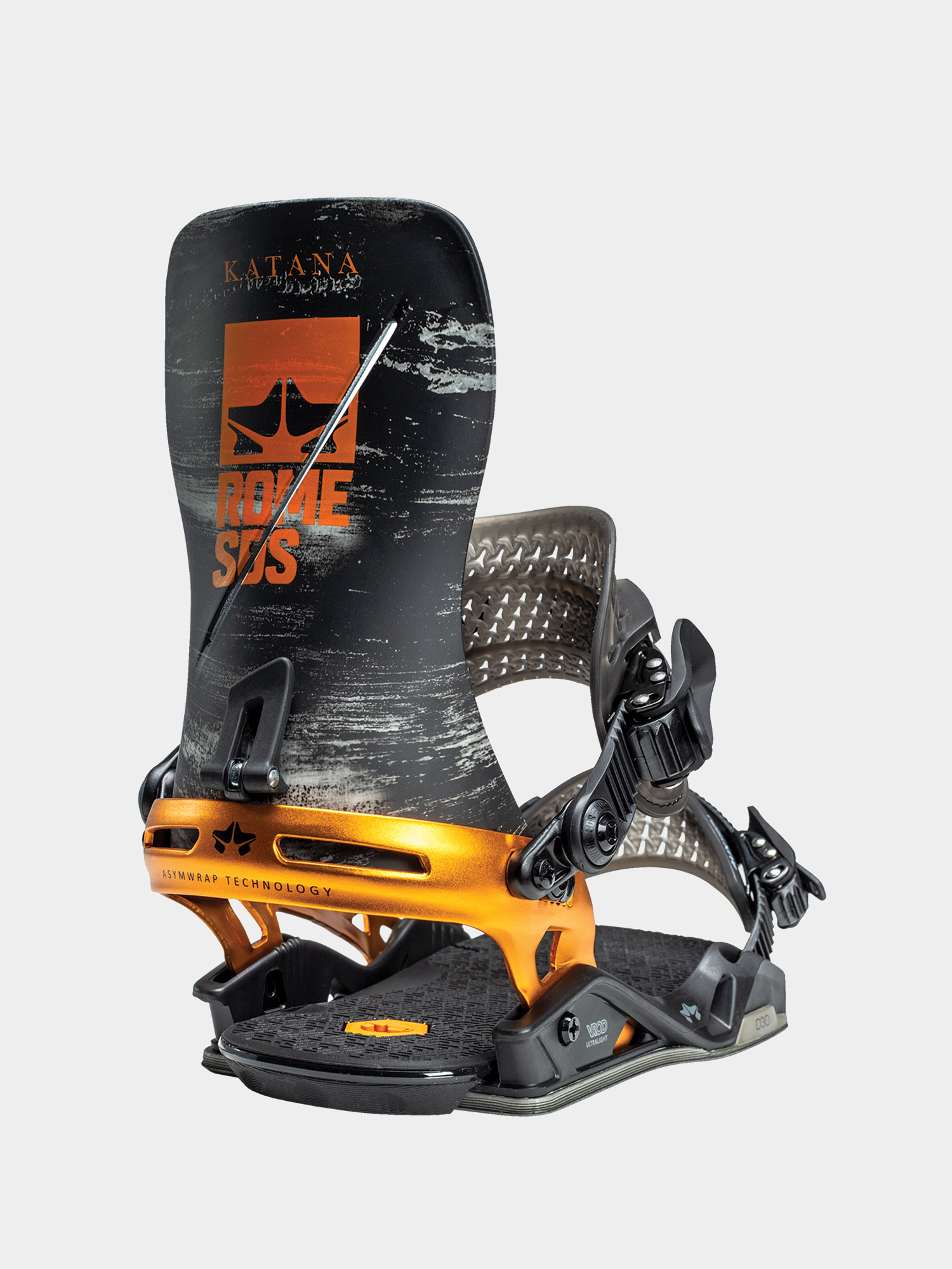 Męskie Wiązania snowboardowe Rome Katana (black/orange)