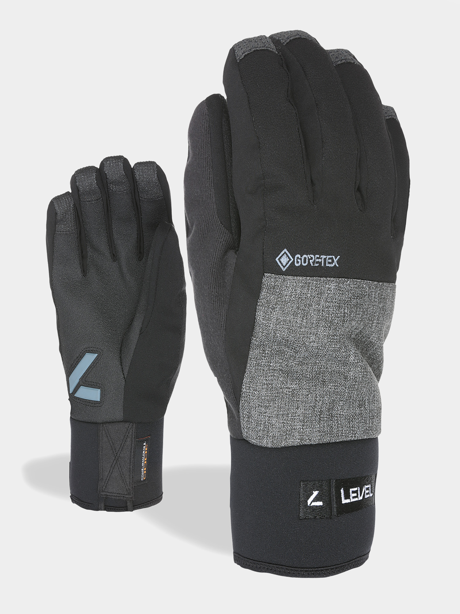 Rękawice Level Matrix Gore Tex (black grey)