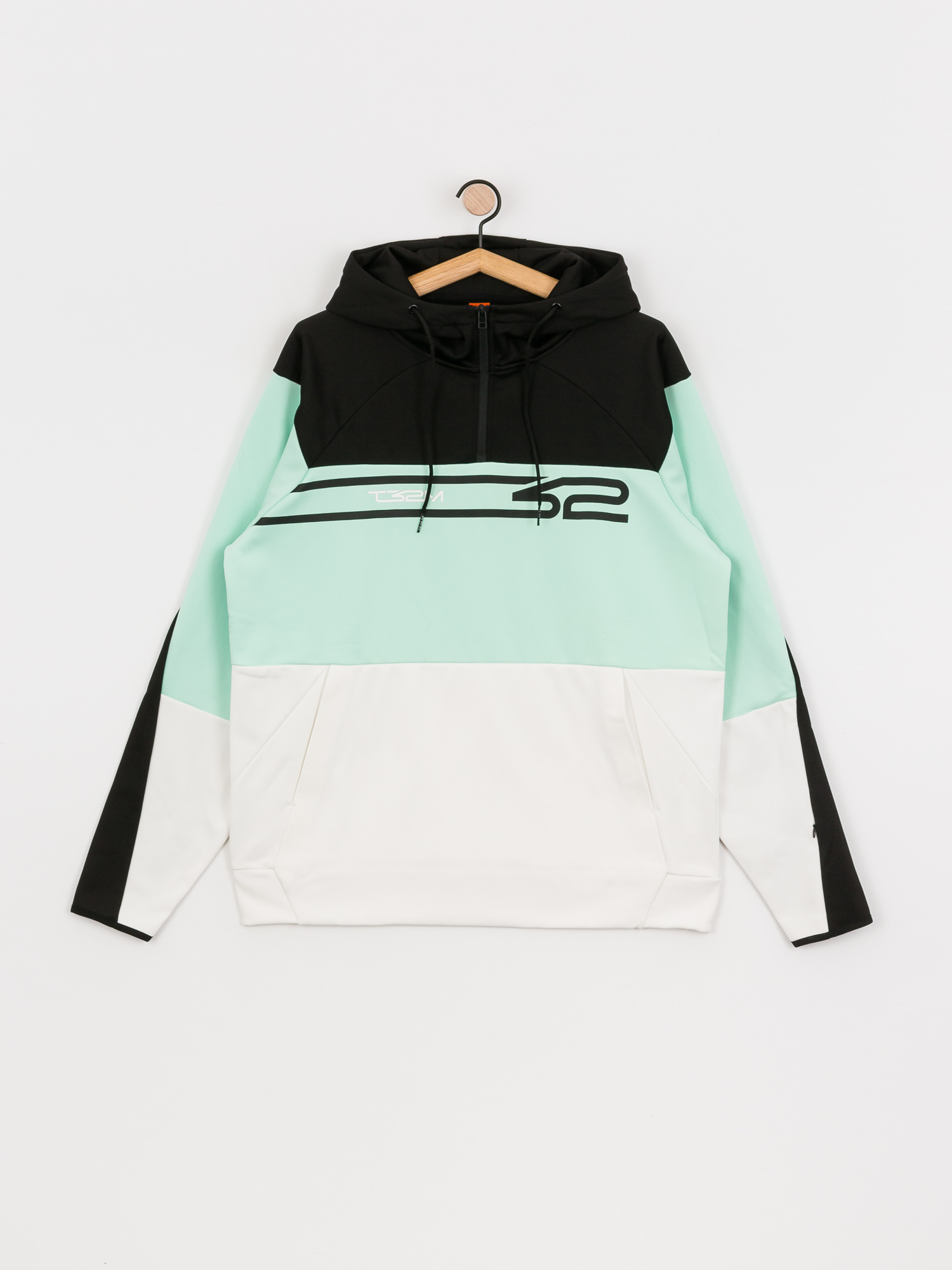 Bluza z kapturem ThirtyTwo Signature Tech HD (white/mint)