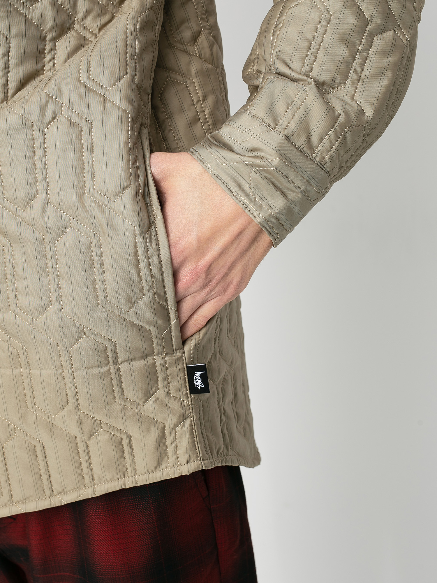 Koszula Stussy Quilted Insulated (beige)