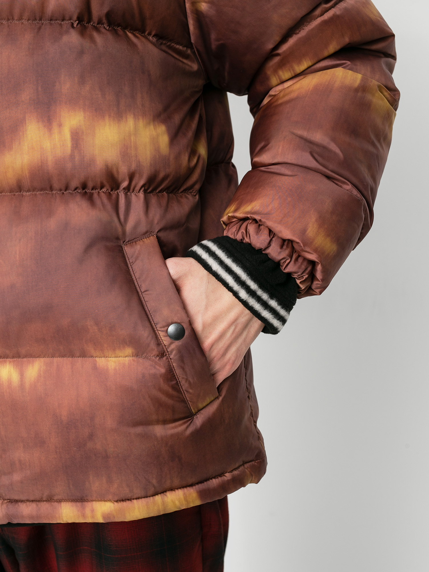 Kurtka Stussy Aurora Puffer (brown)