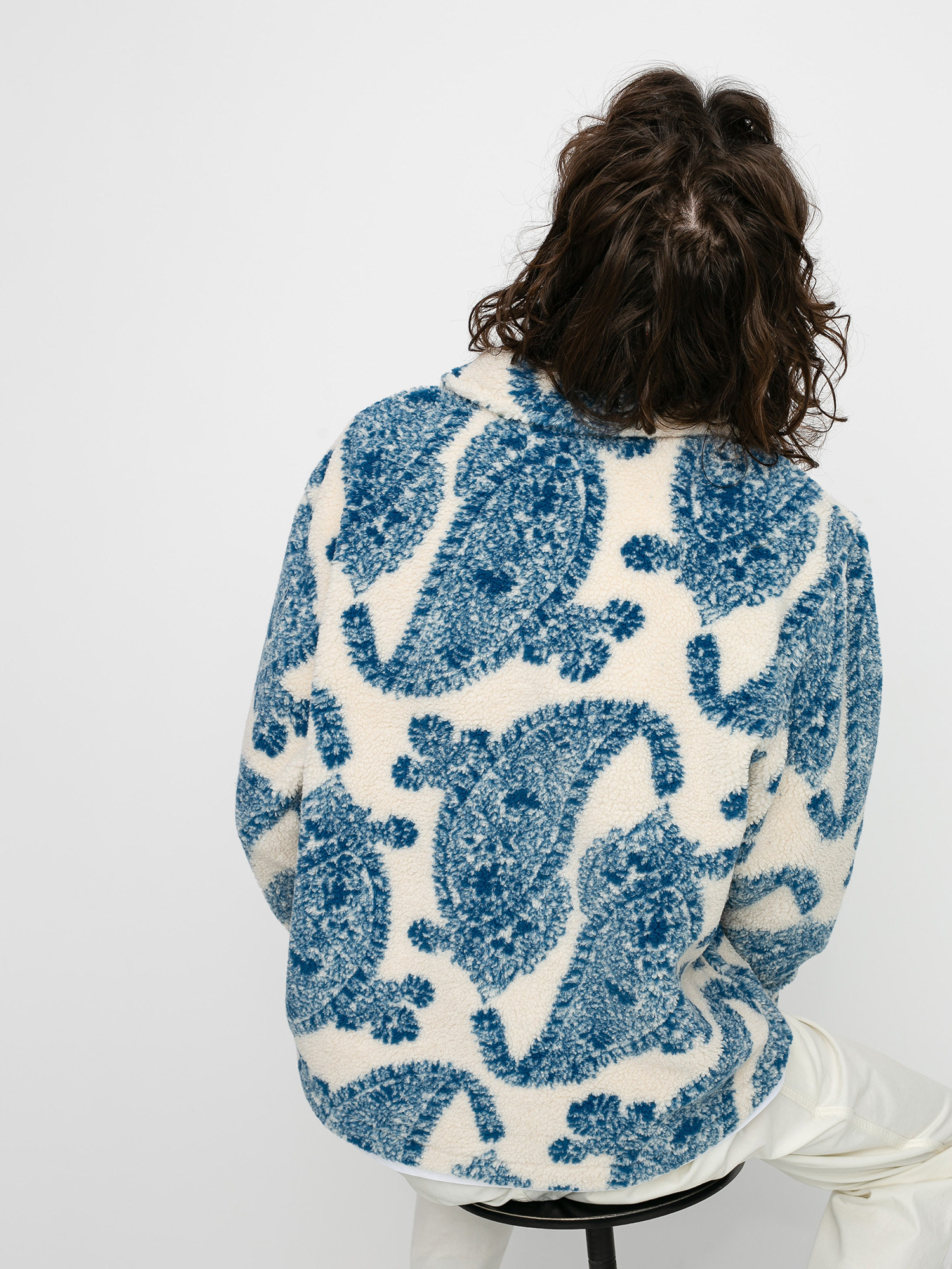 Kurtka Stussy Big Paisley Full Zip Sherpa (natural)
