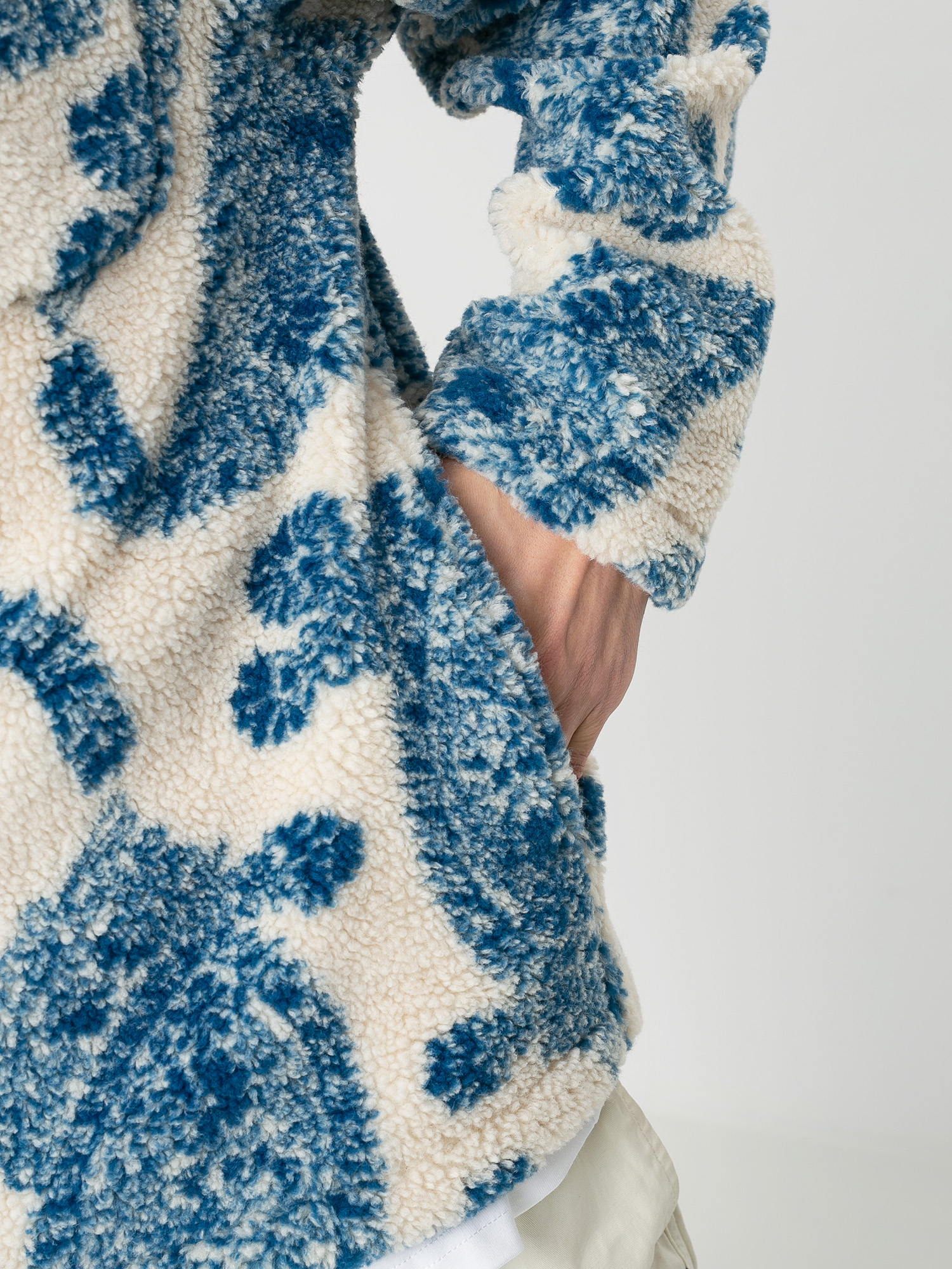 Kurtka Stussy Big Paisley Full Zip Sherpa (natural)