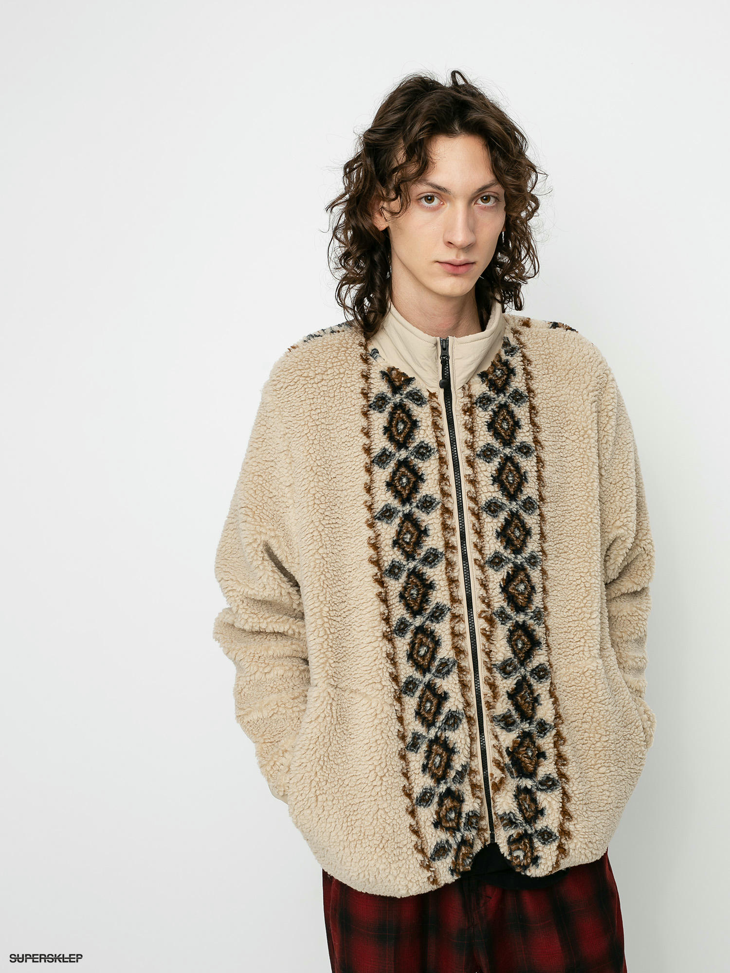 Polar Stussy Lima Jacquard Sherpa (beige)