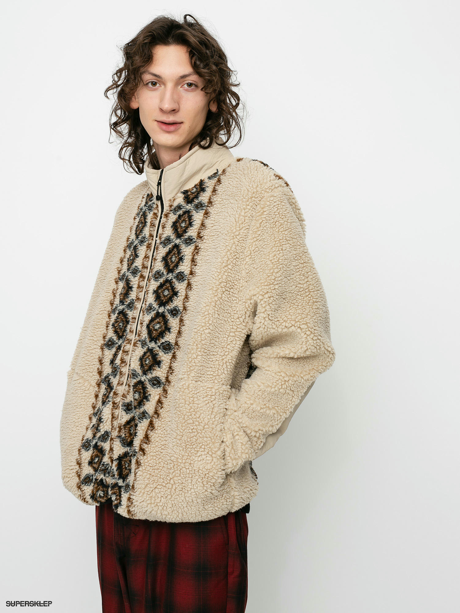 Polar Stussy Lima Jacquard Sherpa (beige)