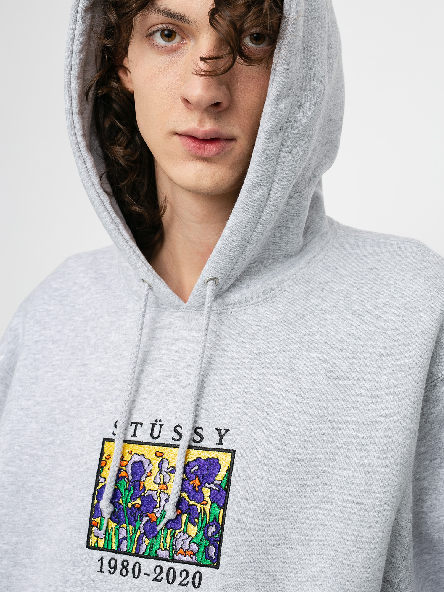 Stussy irises app hoodie hot sale