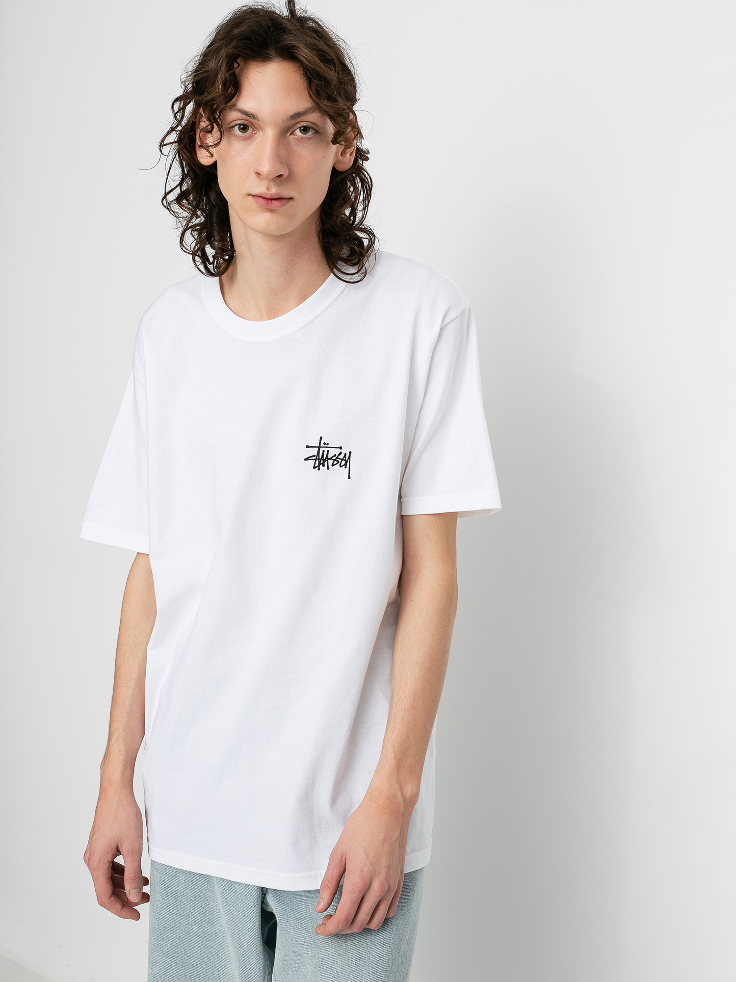 T-shirt Stussy Basic Stussy (white)