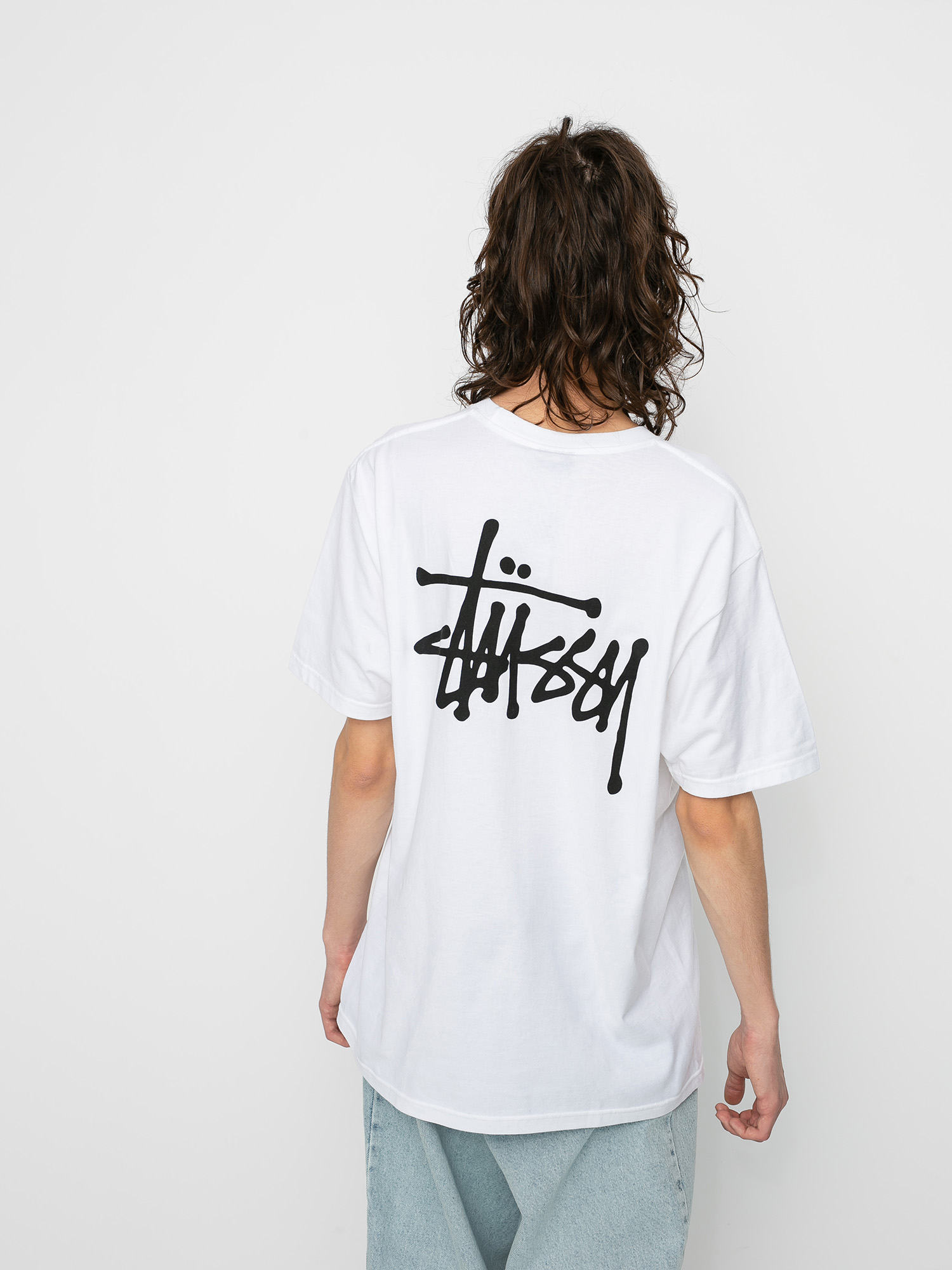 T-shirt Stussy Basic Stussy (white)