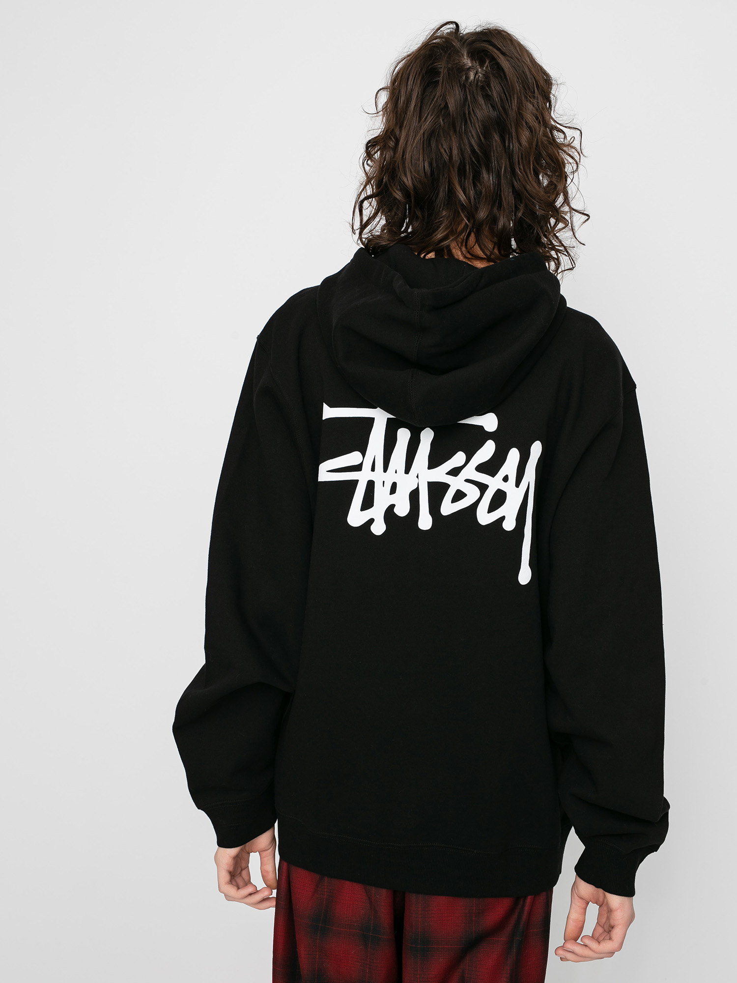 Bluza z kapturem Stussy Basic Stussy HD (black)