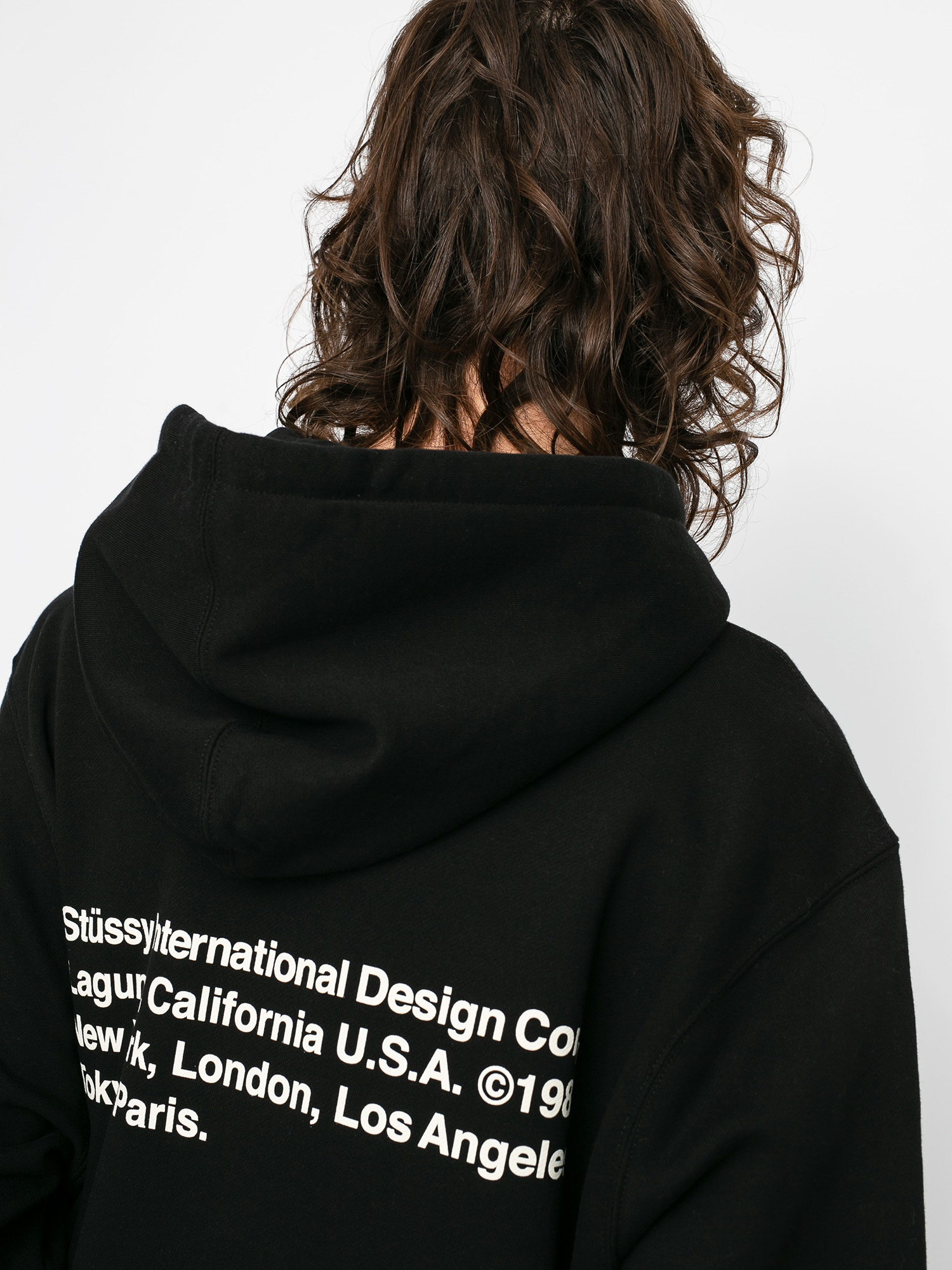 Bluza z kapturem Stussy 8 Ball Corp HD (black)