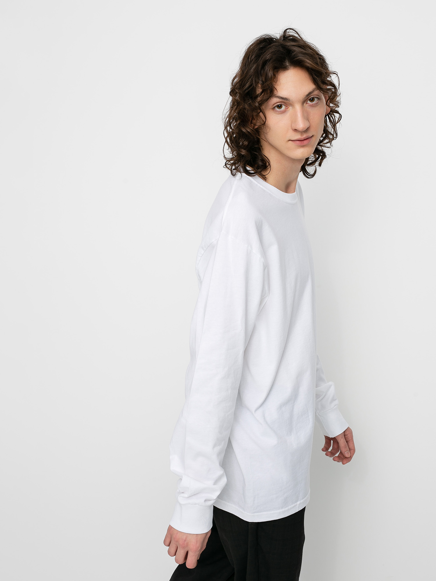 Longsleeve Stussy 8 Ball Corp (white)