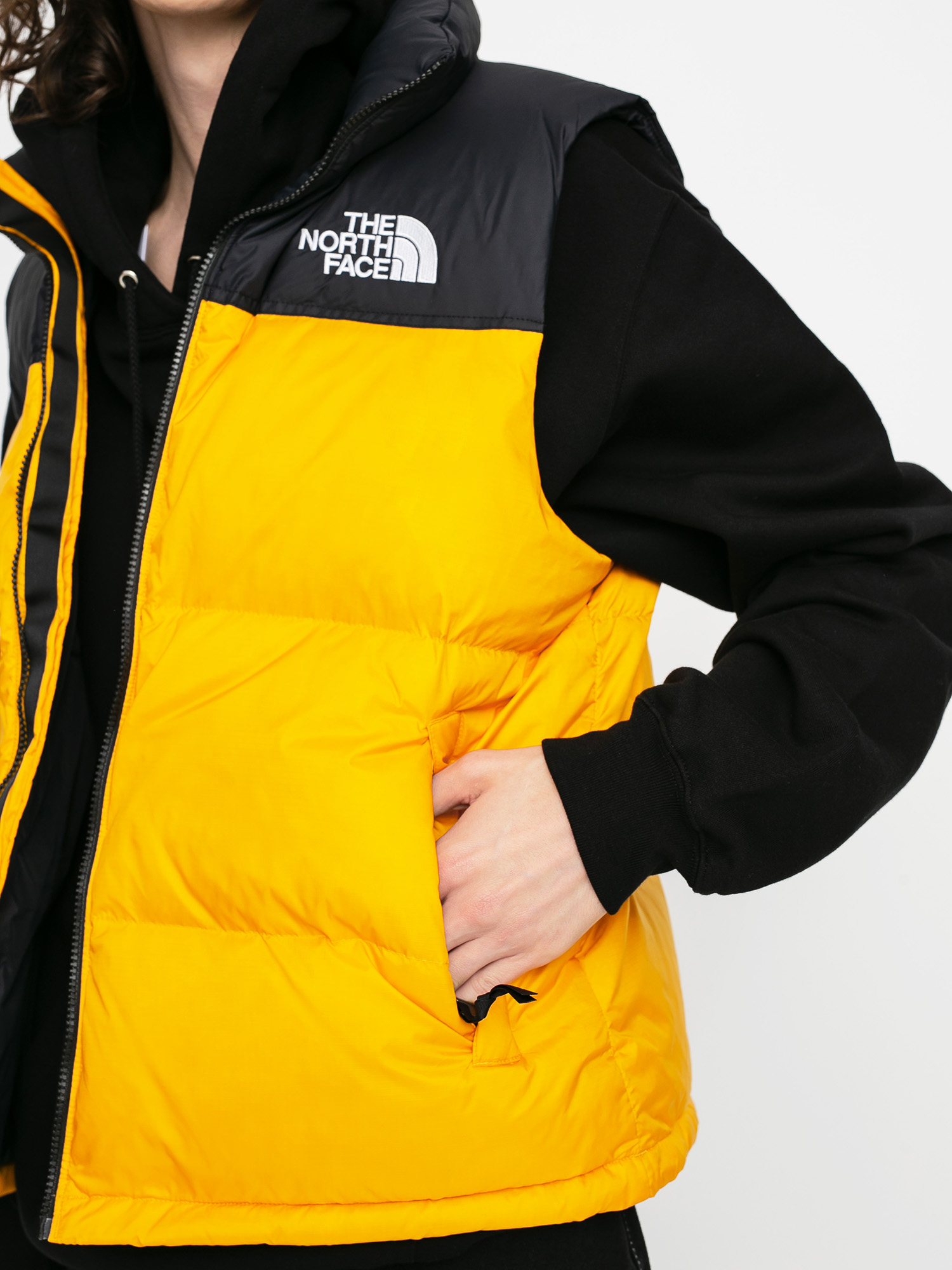 north face nuptse gold