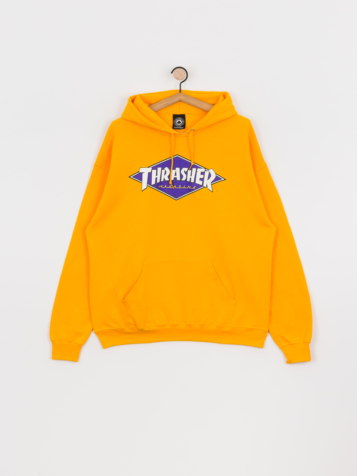 Bluza z kapturem Thrasher Diamond Logo HD (gold)