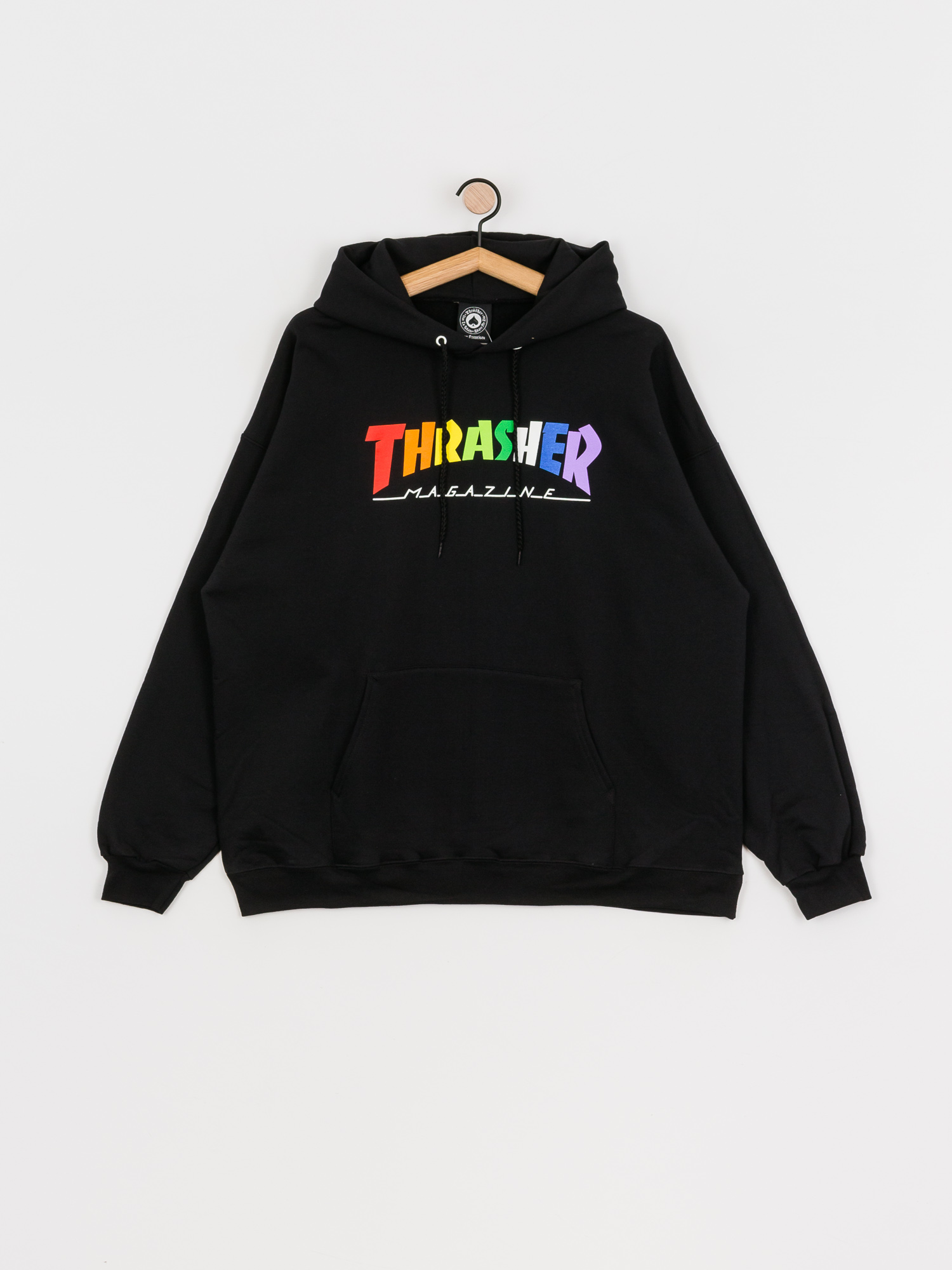 Bluza z kapturem Thrasher Rainbow Mag HD (black)