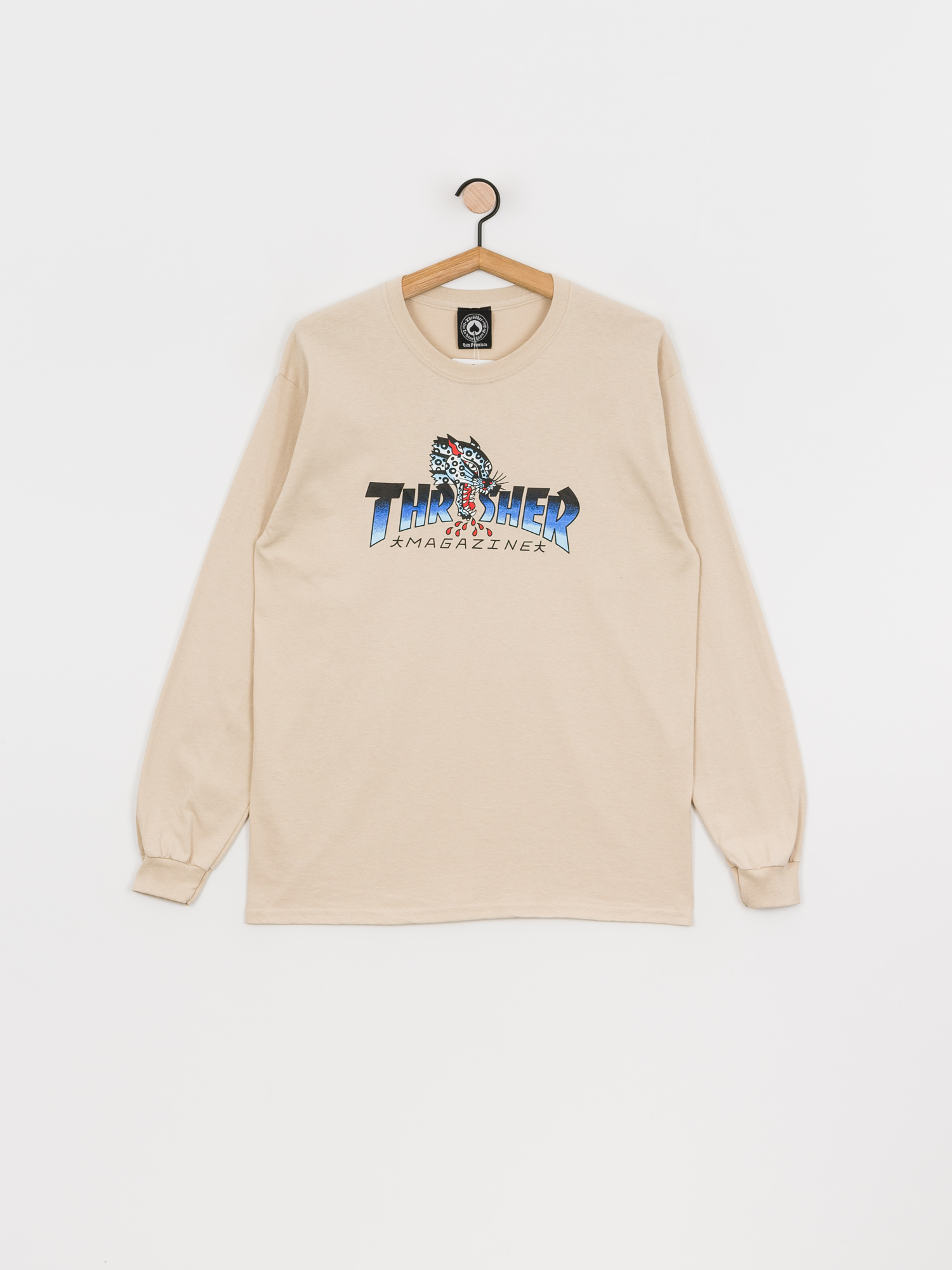 Longsleeve Thrasher Leopard Mag (sand)