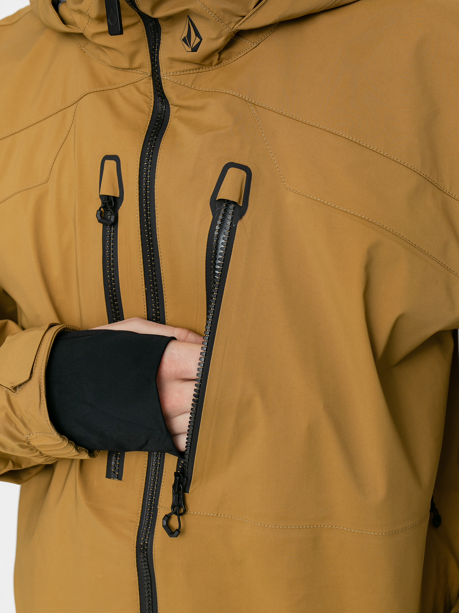 Męska Kurtka snowboardowa Volcom Guch Stretch Gore (burnt khaki)