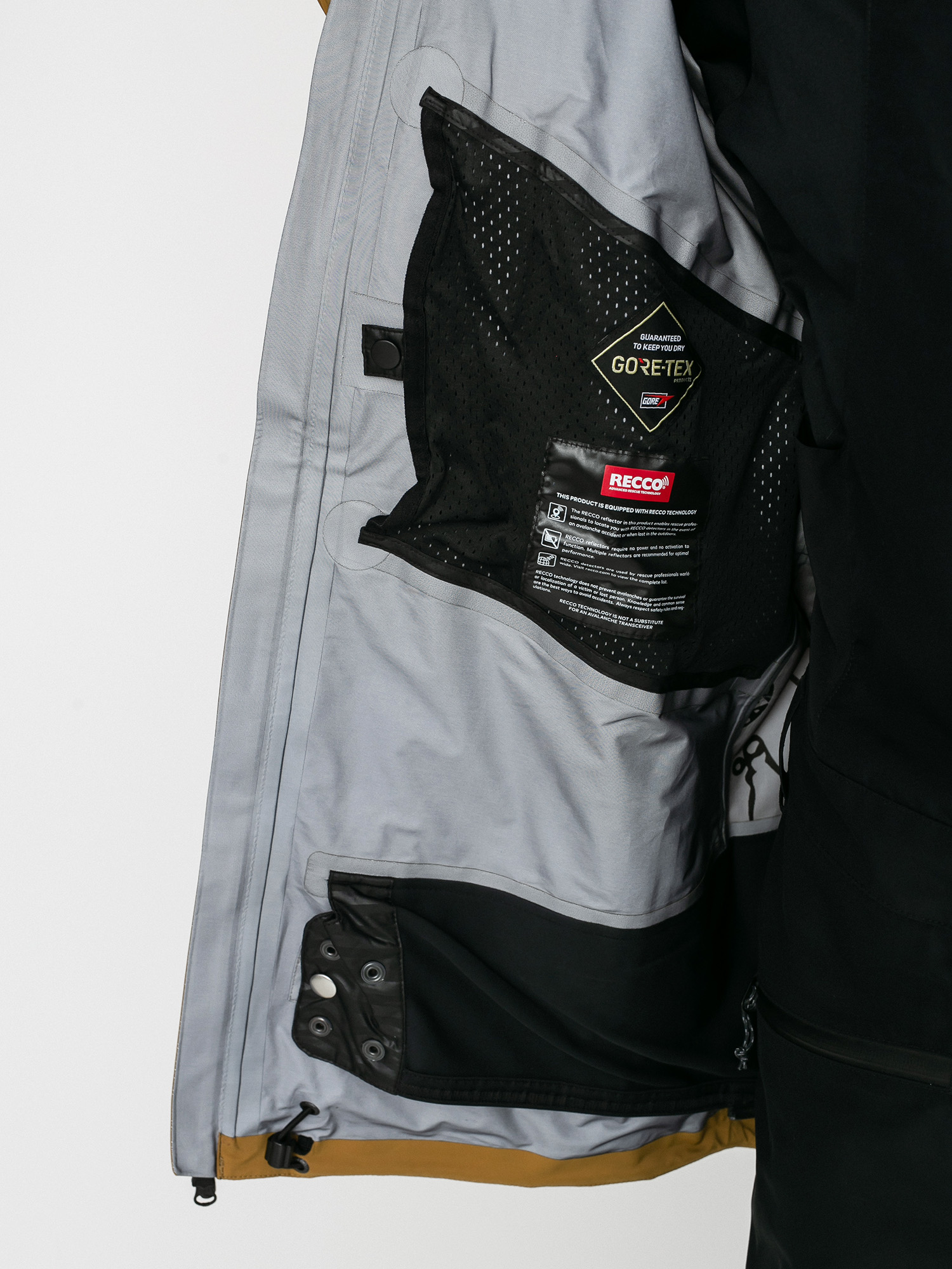 Męska Kurtka snowboardowa Volcom Guch Stretch Gore (burnt khaki)