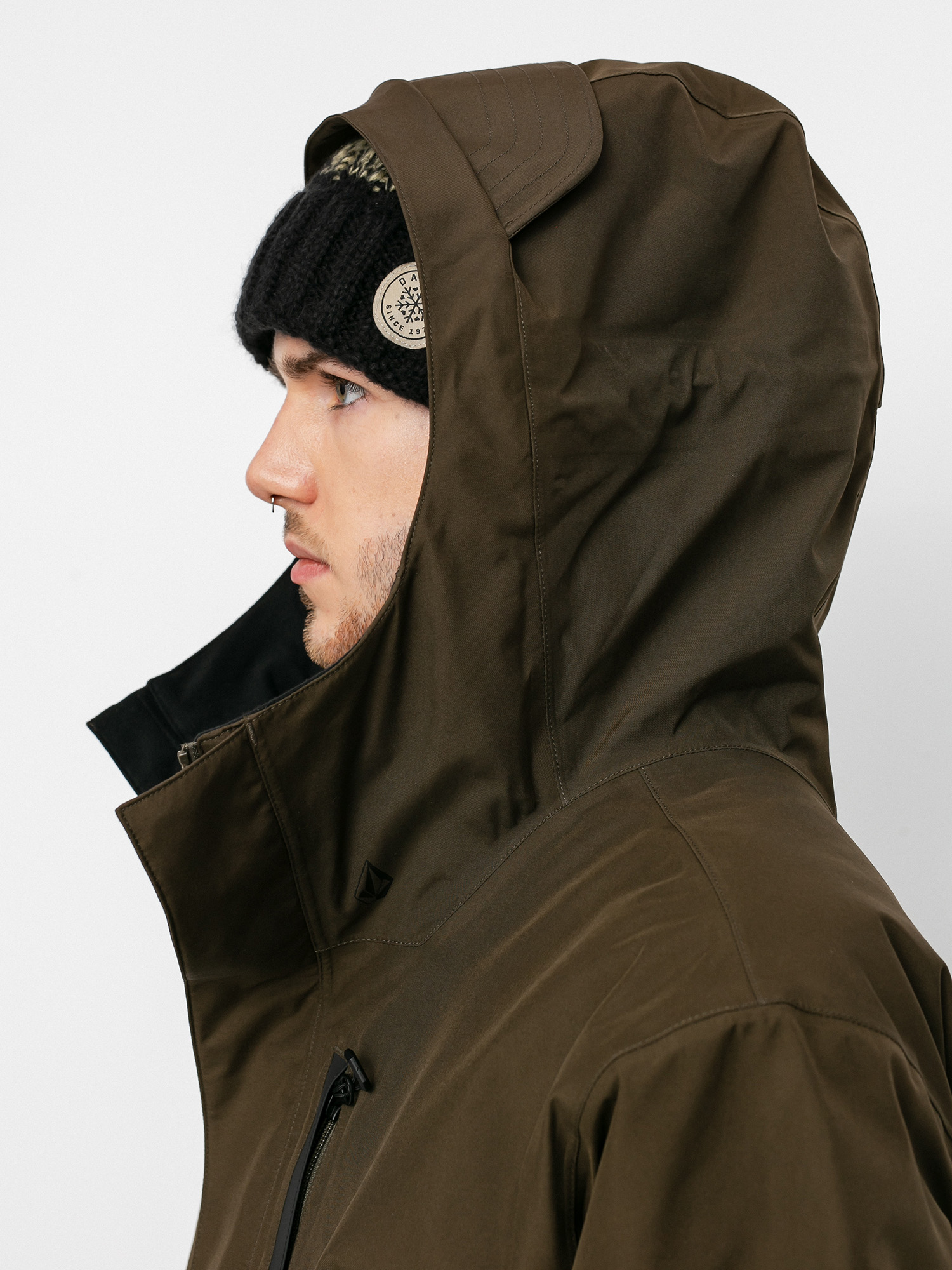 Męska Kurtka snowboardowa Volcom Ten Ins Gore Tex (black military)
