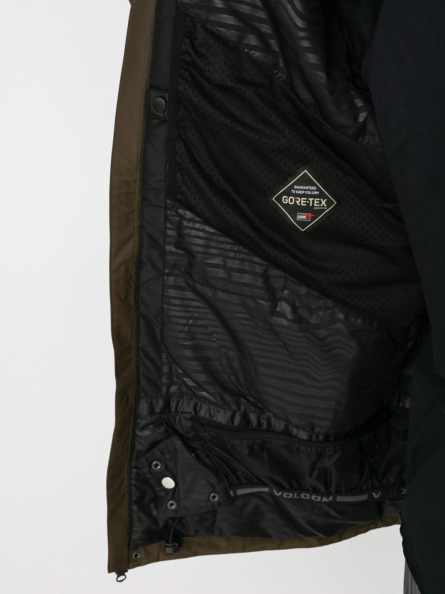 Męska Kurtka snowboardowa Volcom Ten Ins Gore Tex (black military)