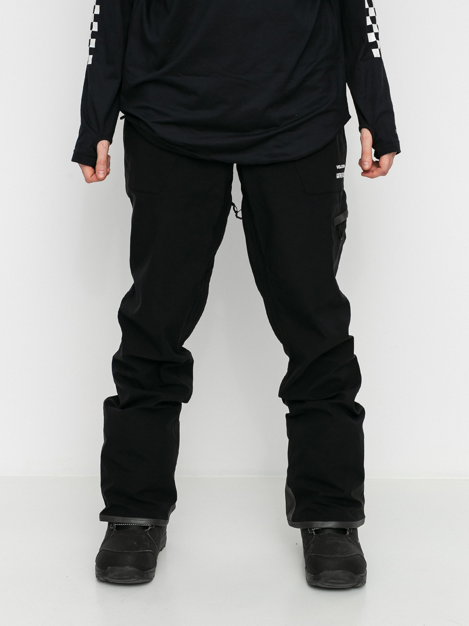 Męskie Spodnie snowboardowe Volcom Stretch Gore Tex (black)