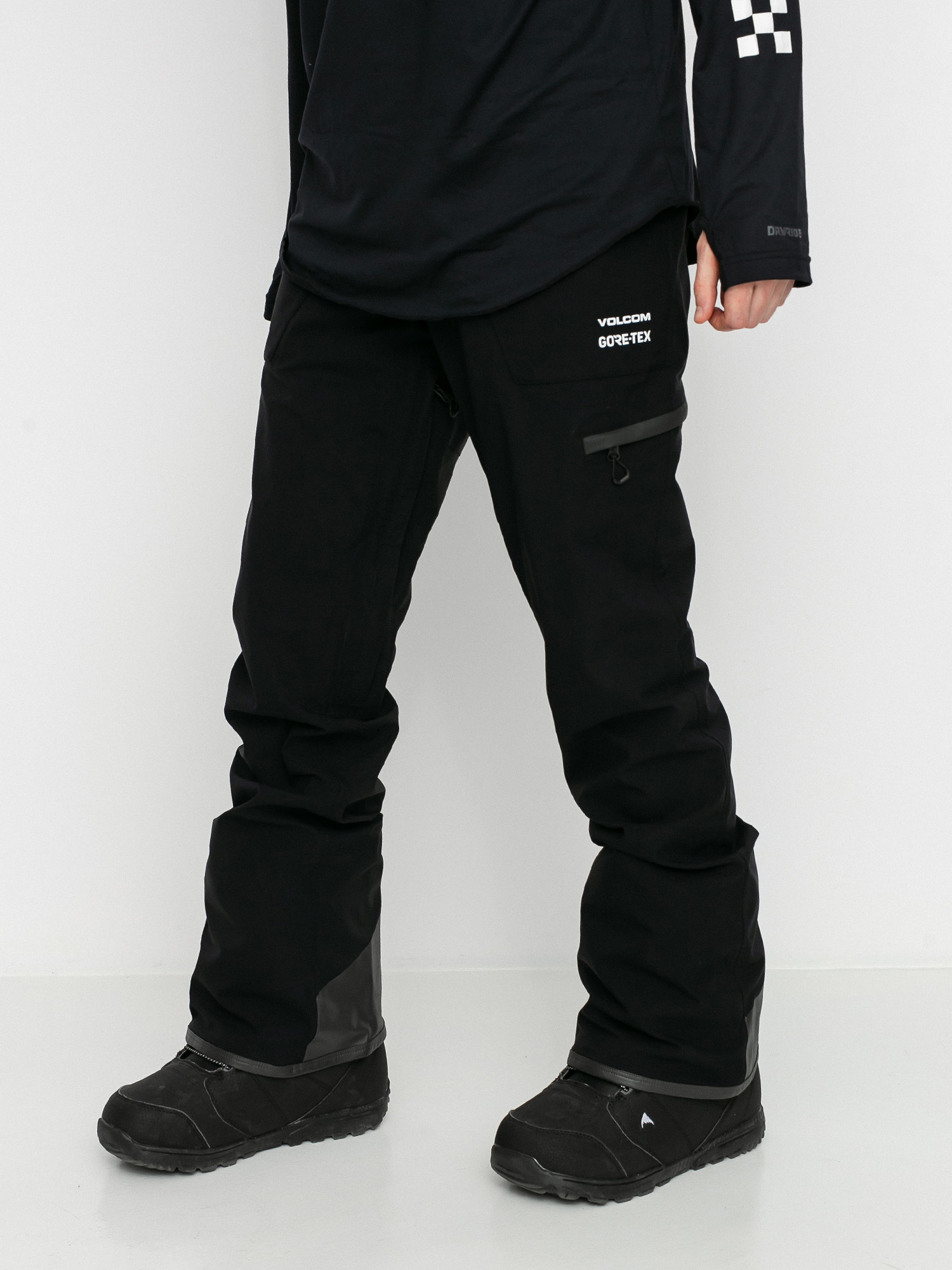 Męskie Spodnie snowboardowe Volcom Stretch Gore Tex (black)