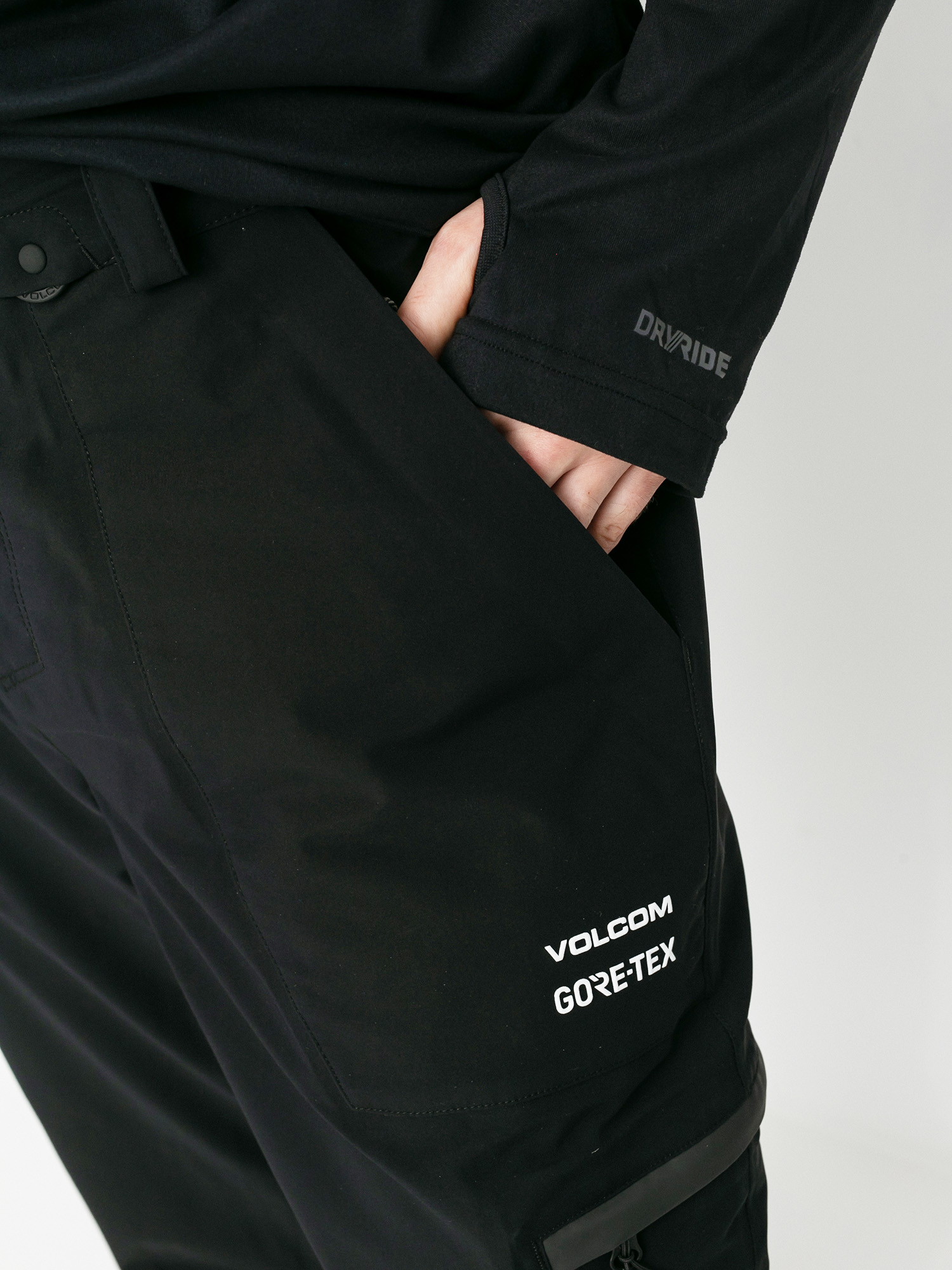 Męskie Spodnie snowboardowe Volcom Stretch Gore Tex (black)