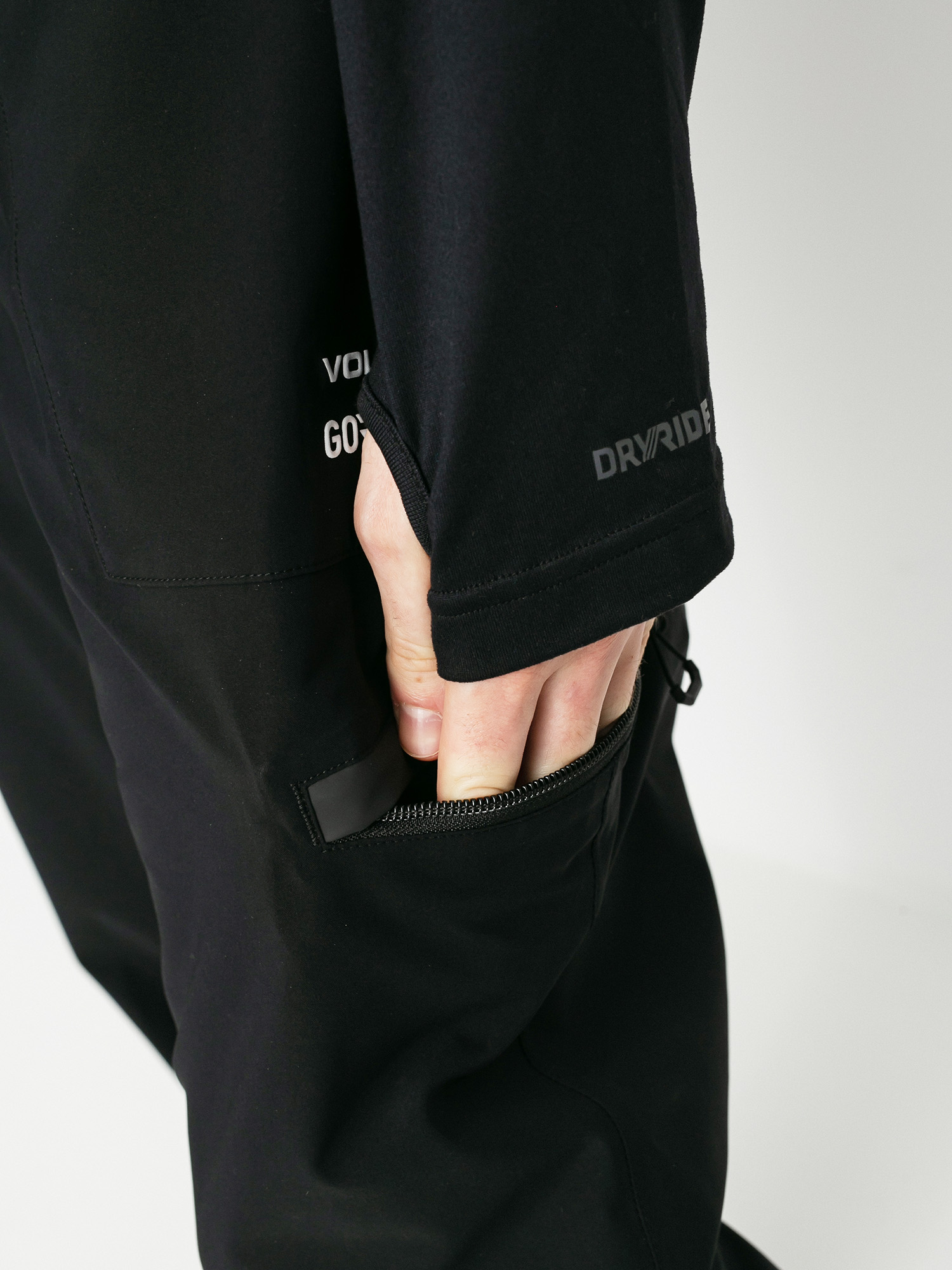 Męskie Spodnie snowboardowe Volcom Stretch Gore Tex (black)