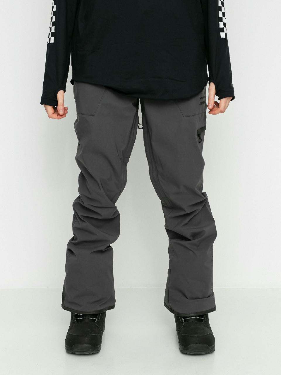 Męskie Spodnie snowboardowe Volcom Stretch Gore Tex (dark grey)