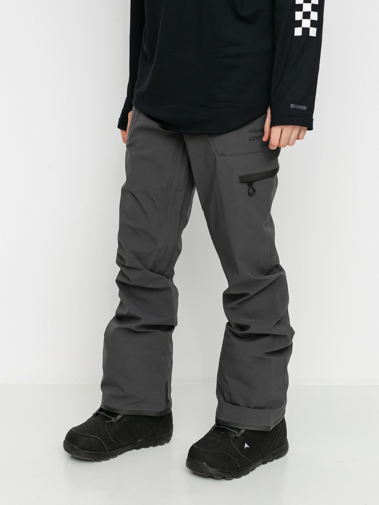 Męskie Spodnie snowboardowe Volcom Stretch Gore Tex (dark grey)