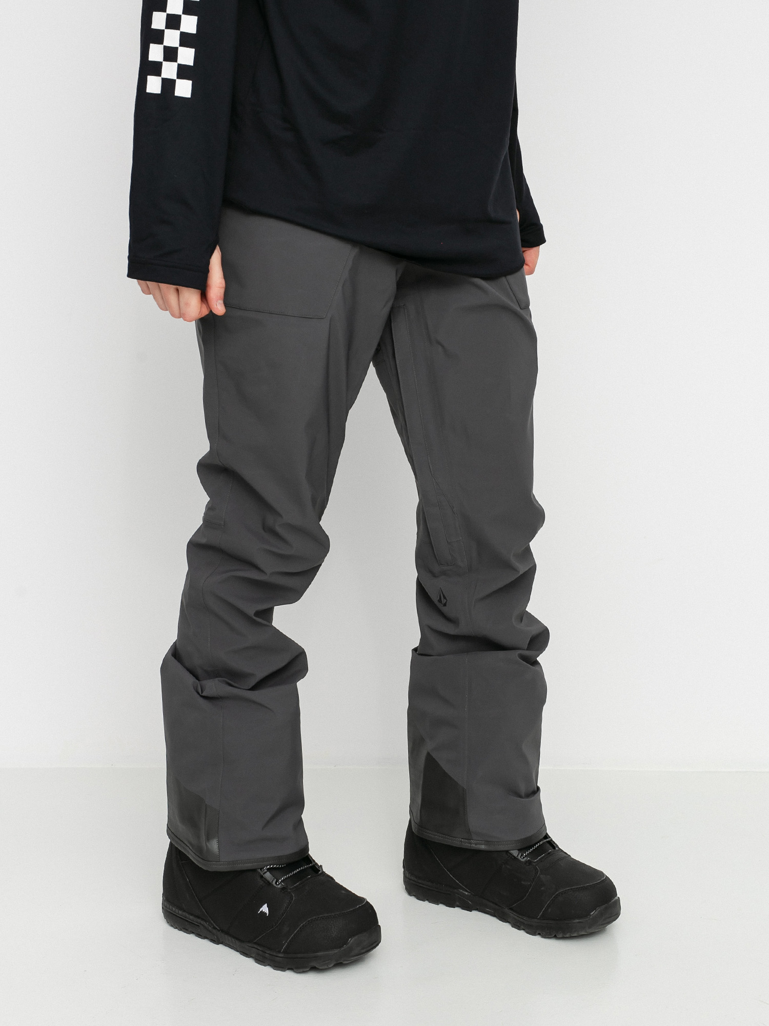 Męskie Spodnie snowboardowe Volcom Stretch Gore Tex (dark grey)