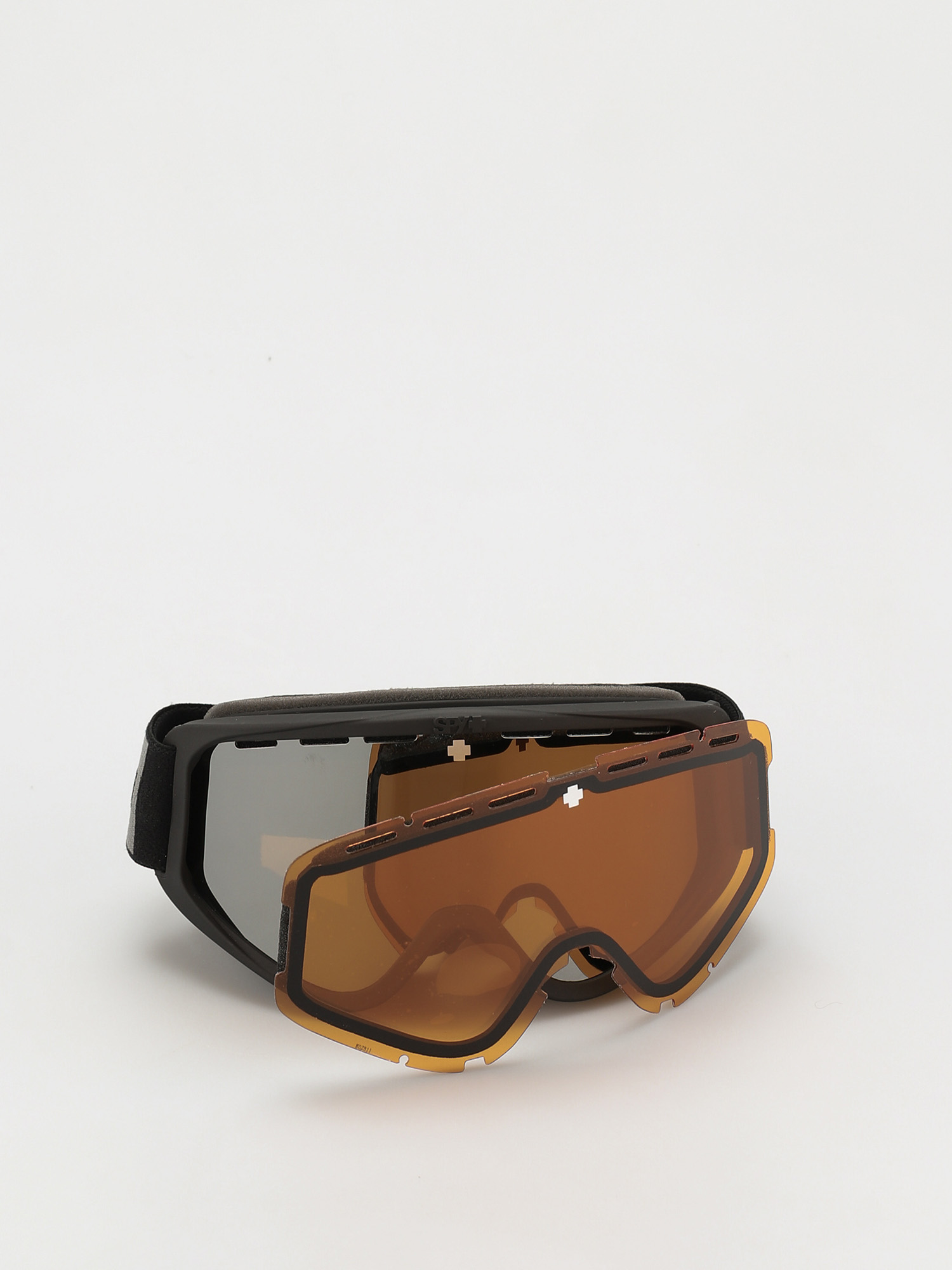 Gogle Spy Woot (matte black /silver mirror/persimmon)