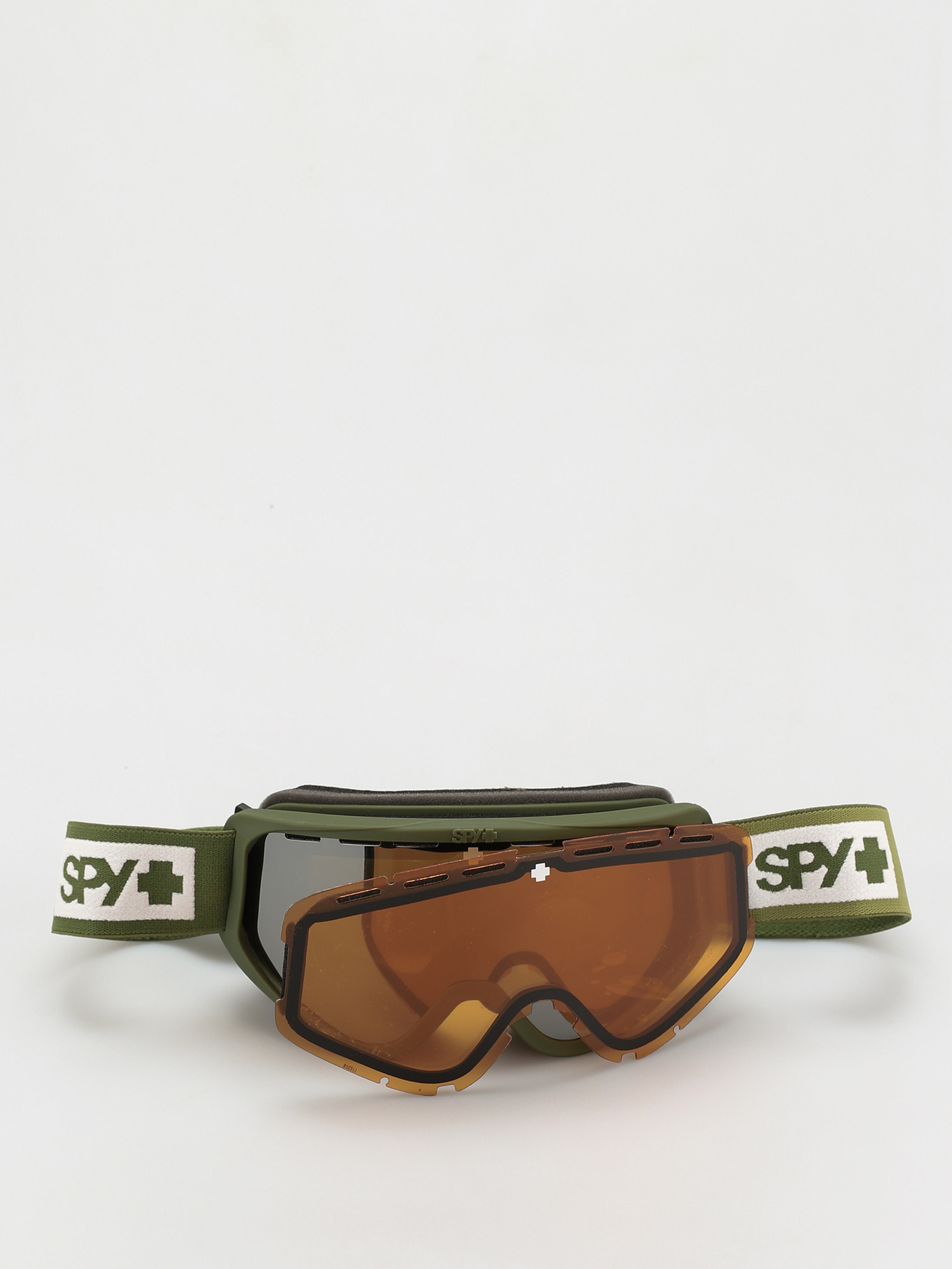 Gogle Spy Woot (colorblock olive  bronze w/siliver mirror persimmon)