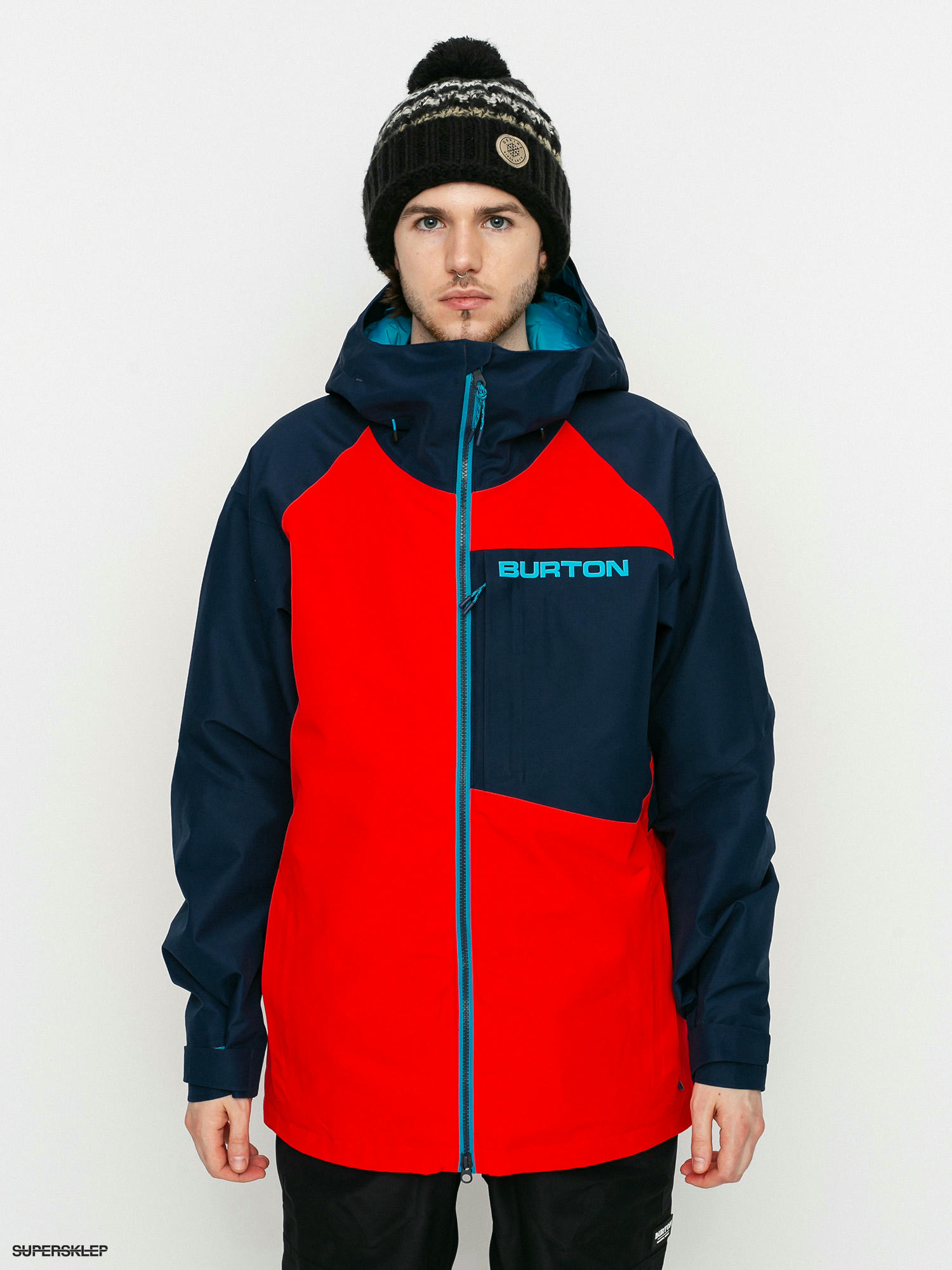 Kurtka snowboardowa Burton Gore Tex Radial Insulated flame