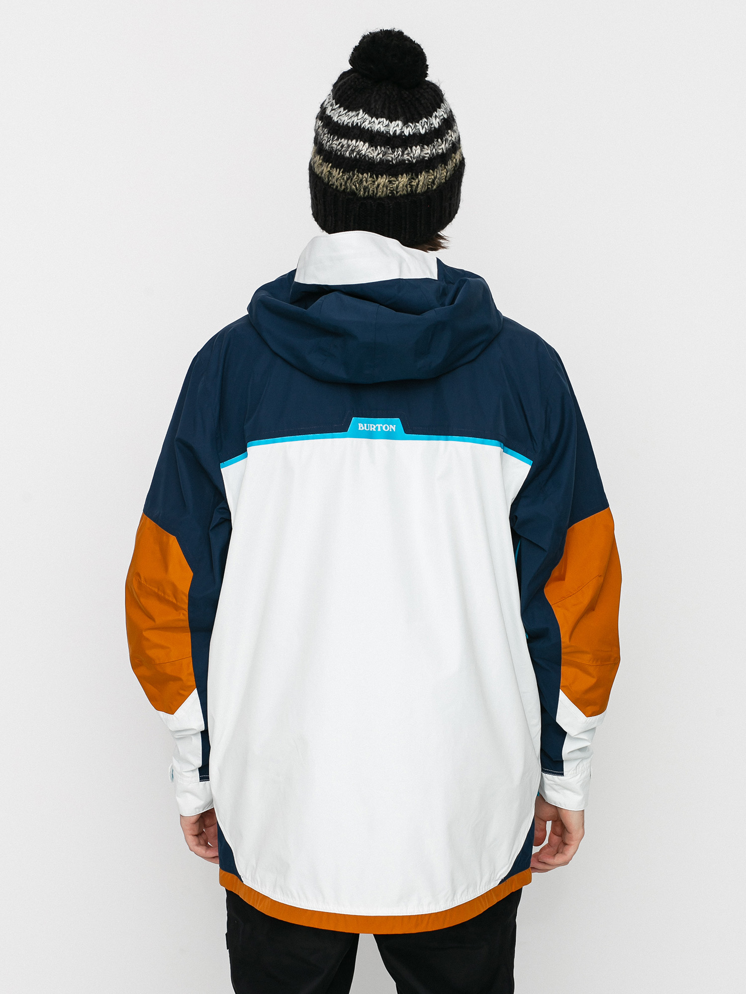 Męska Kurtka snowboardowa Burton Frostner (dress blue/true penny/stout white)