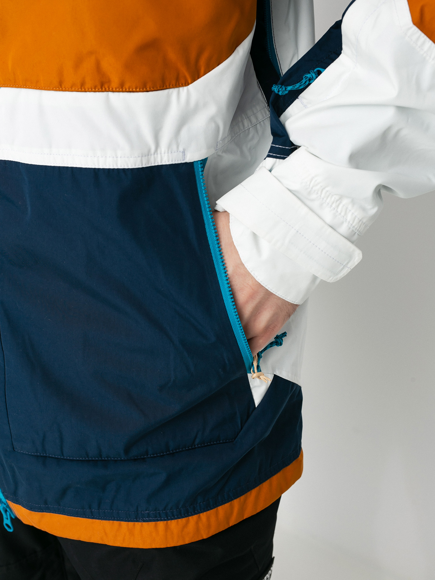 Męska Kurtka snowboardowa Burton Frostner (dress blue/true penny/stout white)