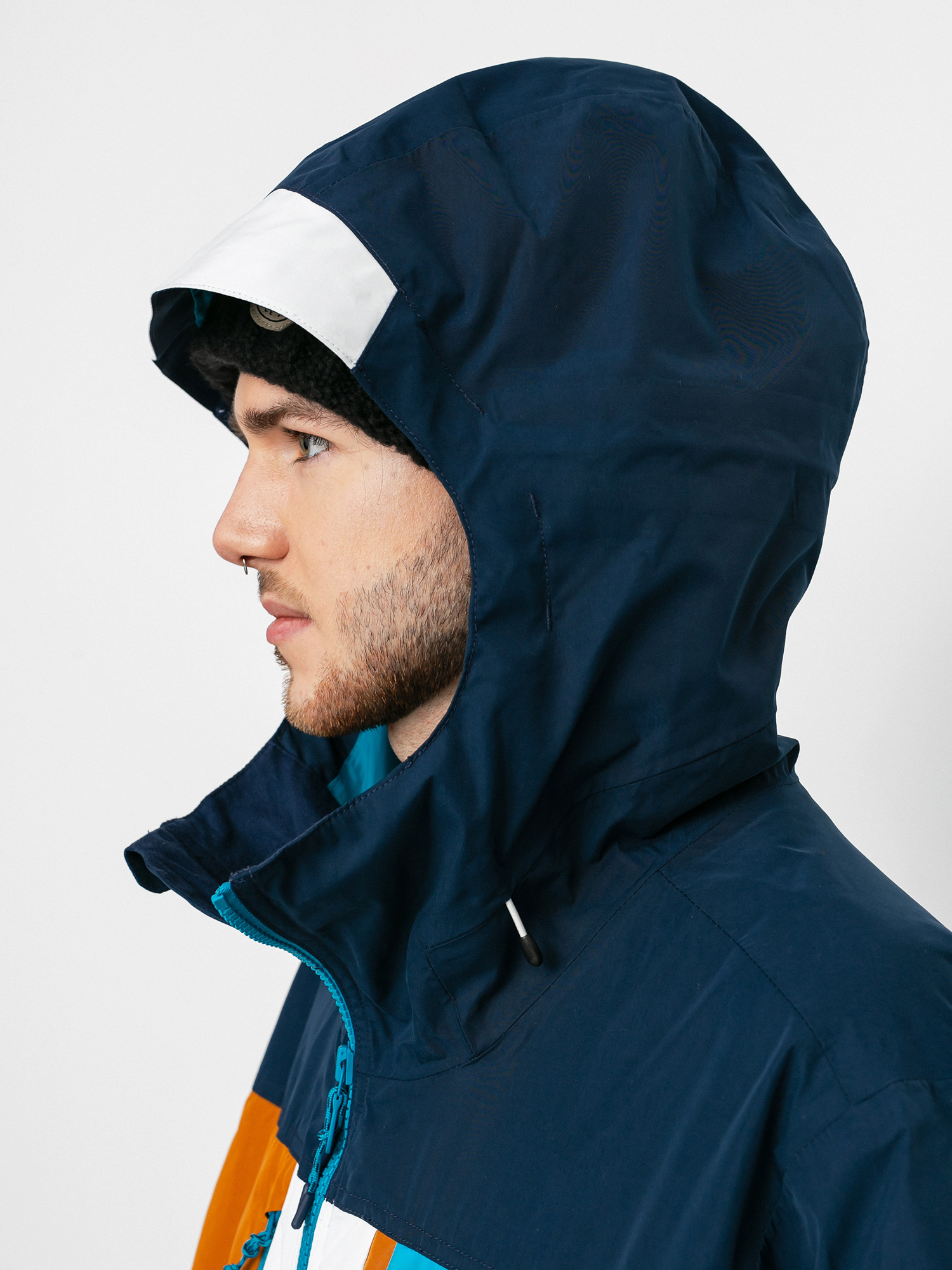 Męska Kurtka snowboardowa Burton Frostner (dress blue/true penny/stout white)