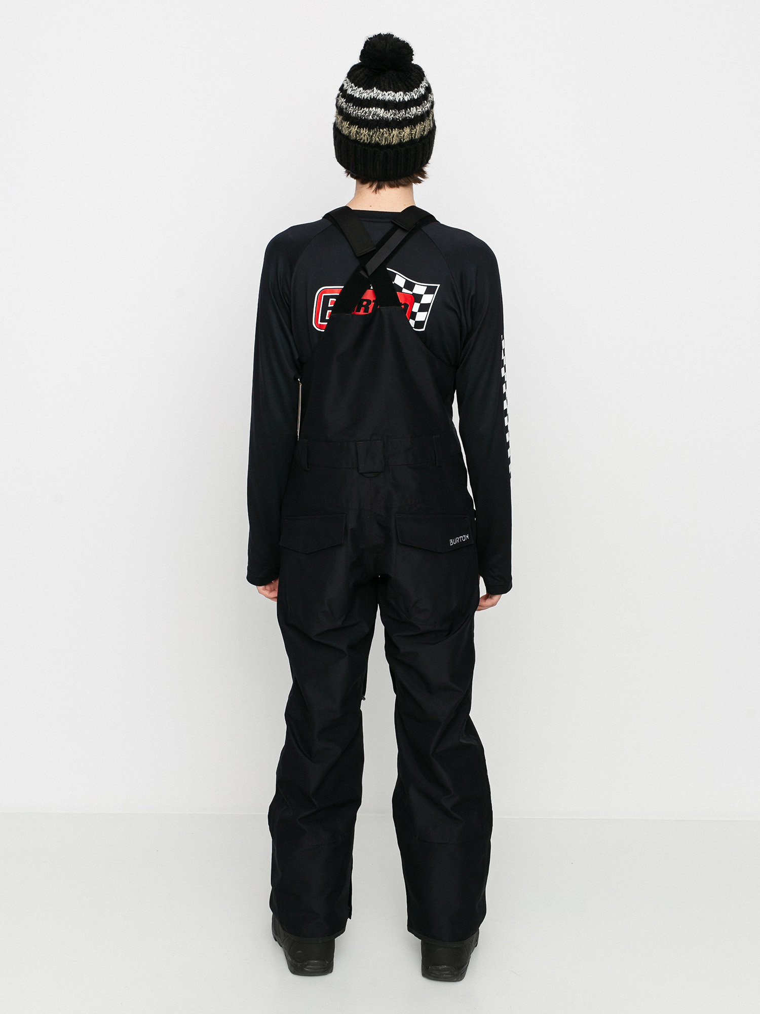 Męskie Spodnie snowboardowe Burton Gore Tex Reserve Bib (true black)