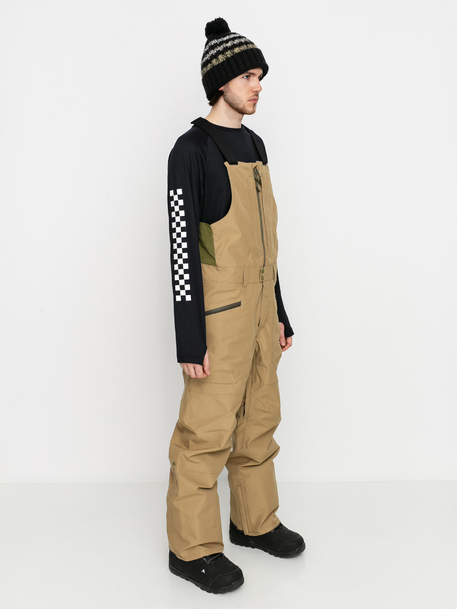 Męskie Spodnie snowboardowe Burton Gore Tex Reserve Bib (kelp)