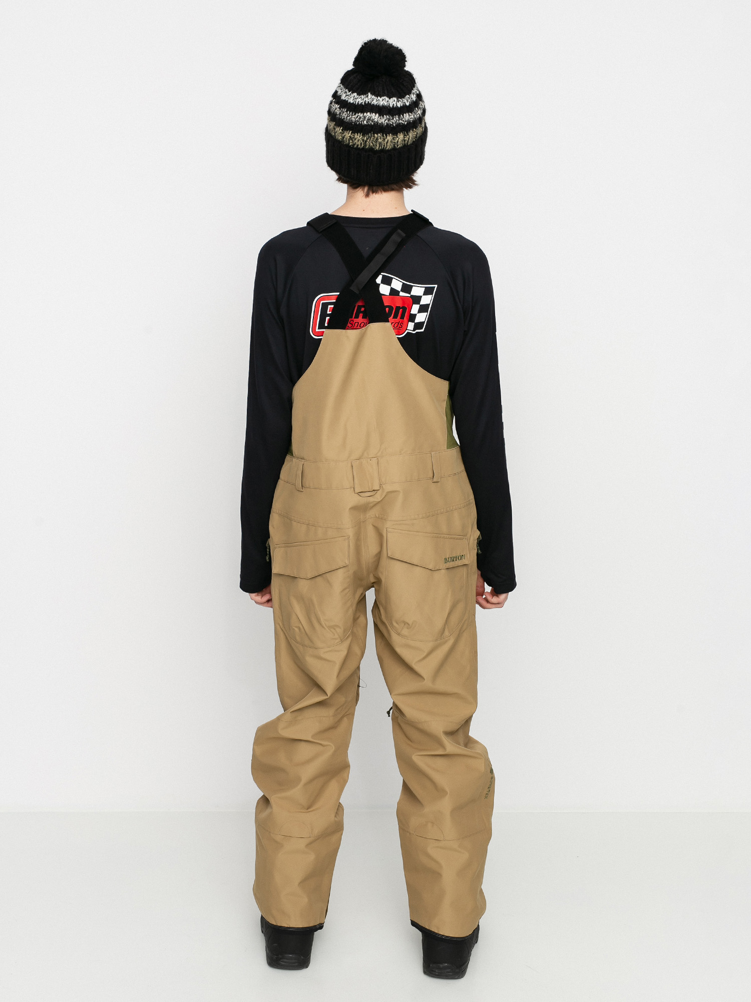 Męskie Spodnie snowboardowe Burton Gore Tex Reserve Bib (kelp)