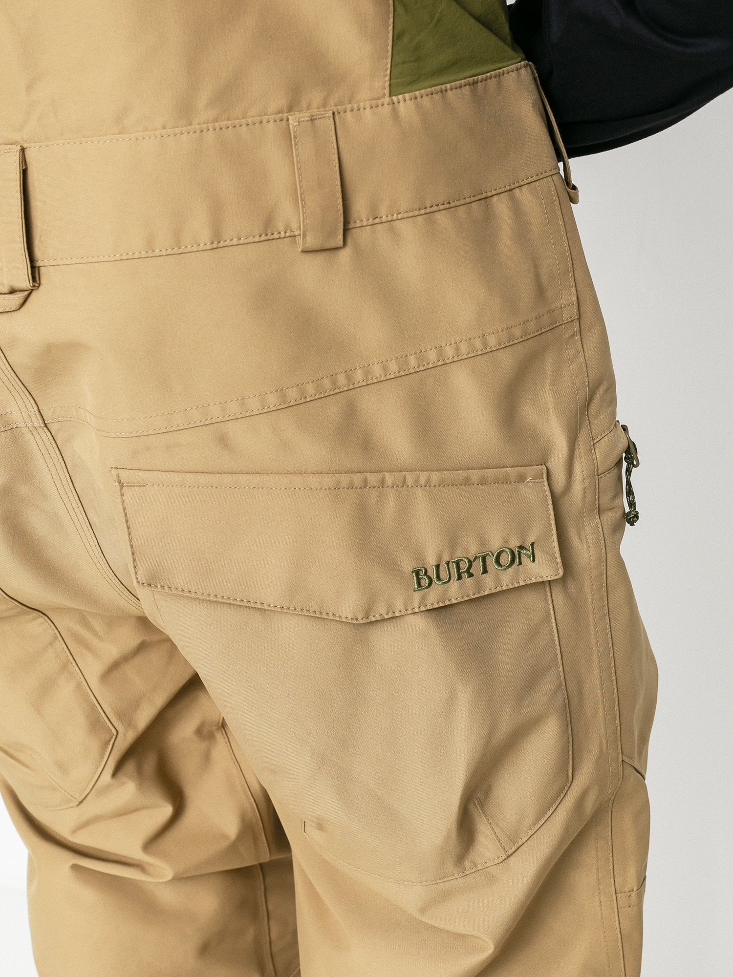Męskie Spodnie snowboardowe Burton Gore Tex Reserve Bib (kelp)